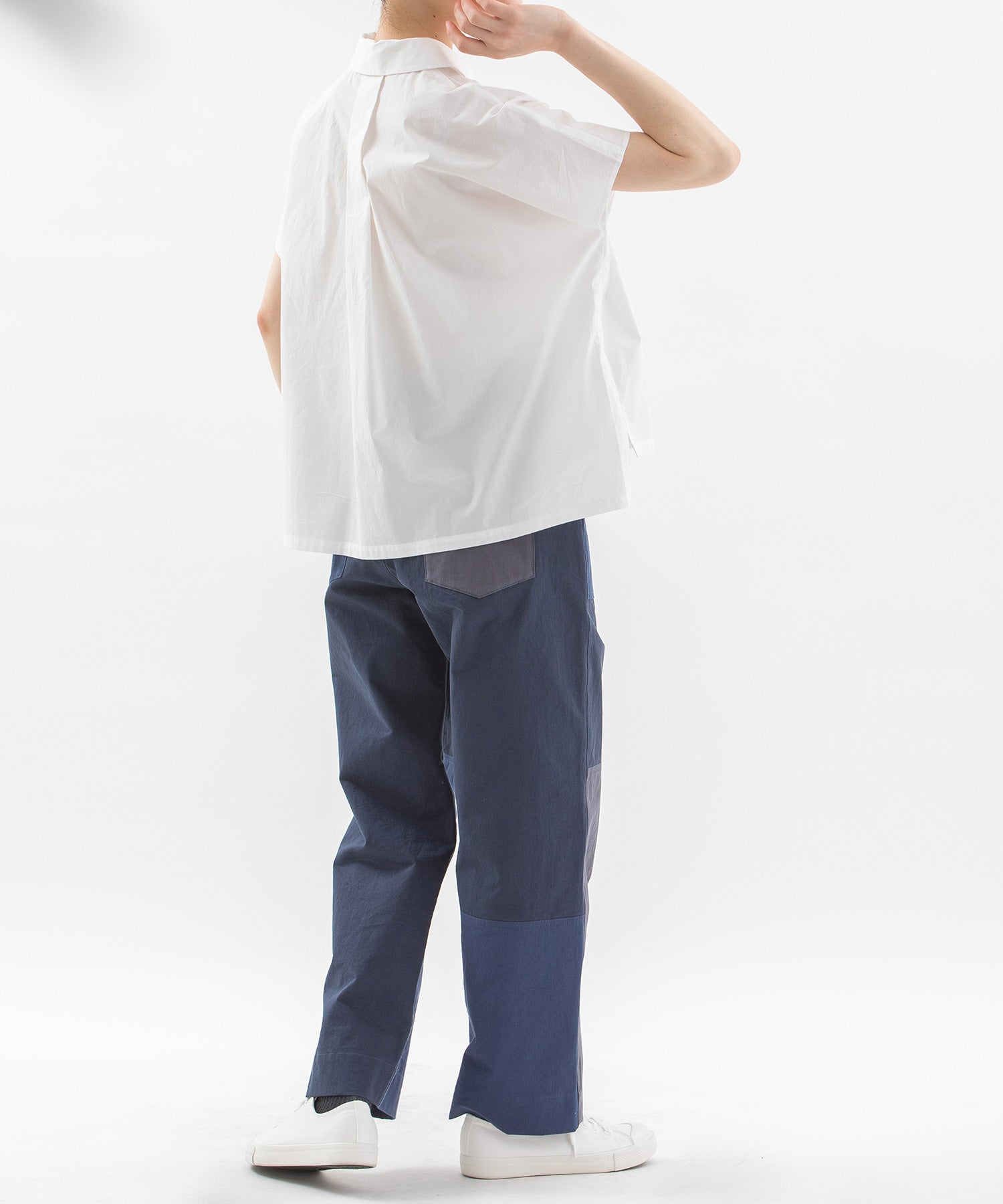 ノップドゥノッド nop de nod miscコットンストレートパンツ （ネイビー） ネイビー