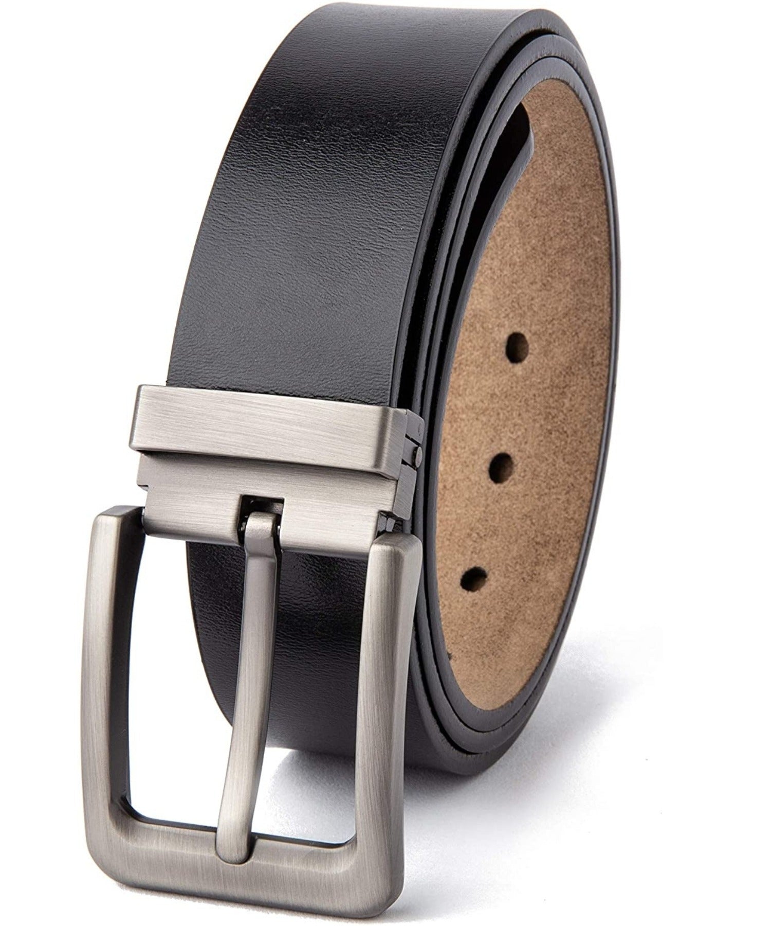 GRADE GRADE Men's Genuine Leather Belt Gift Box Present Cowhide