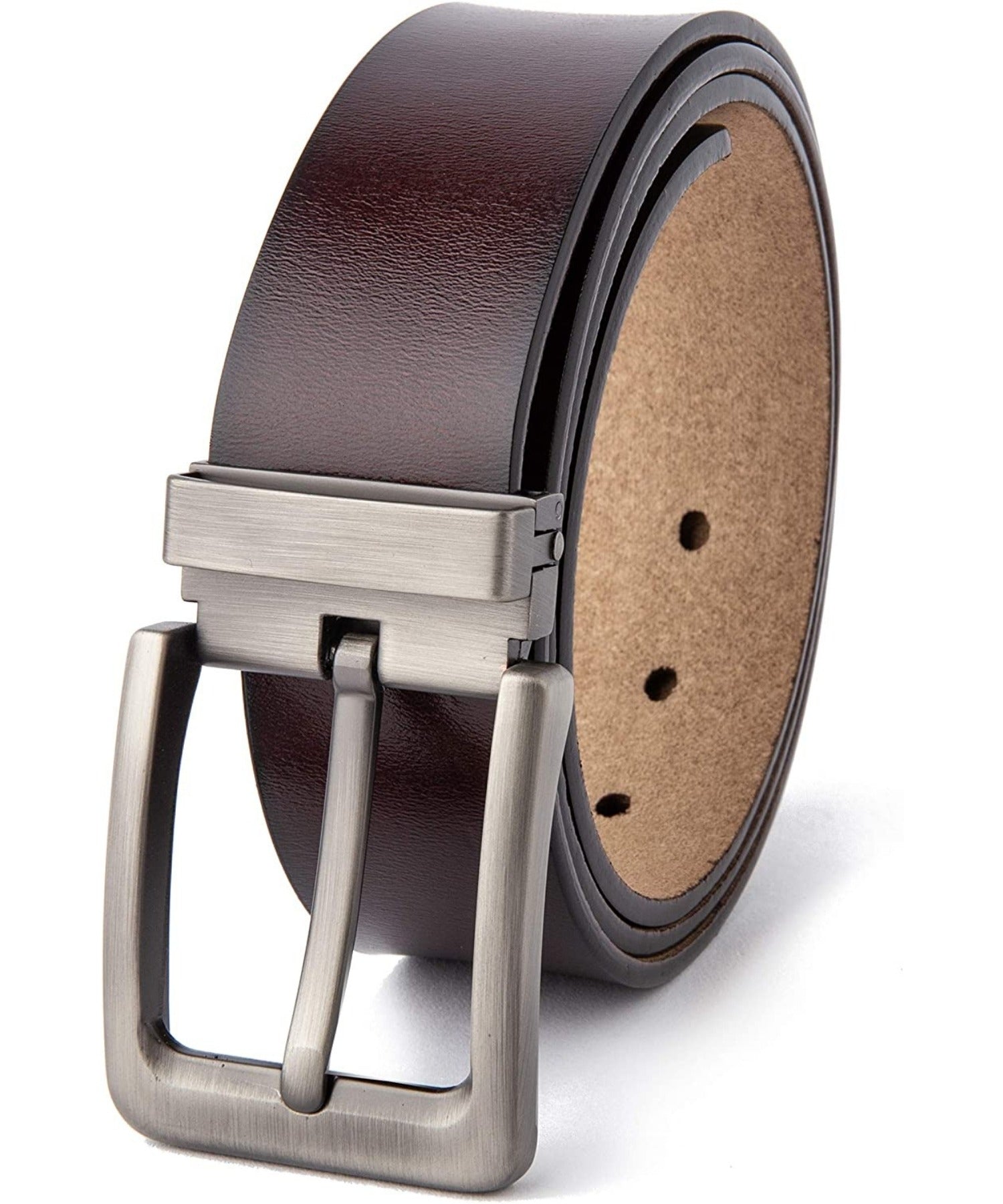 GRADE GRADE Men's Genuine Leather Belt Gift Box Present Cowhide