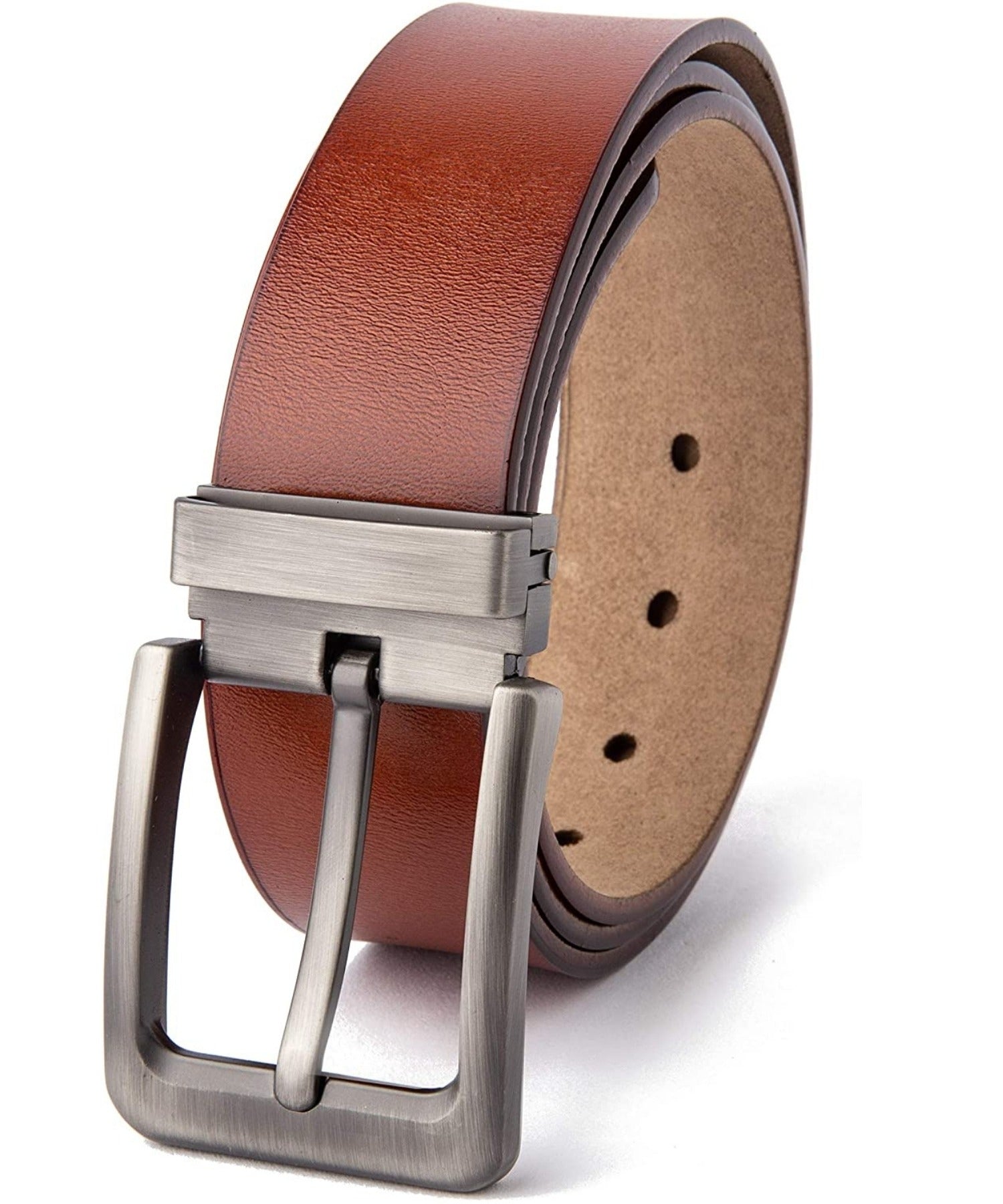 GRADE GRADE Men's Genuine Leather Belt Gift Box Present Cowhide