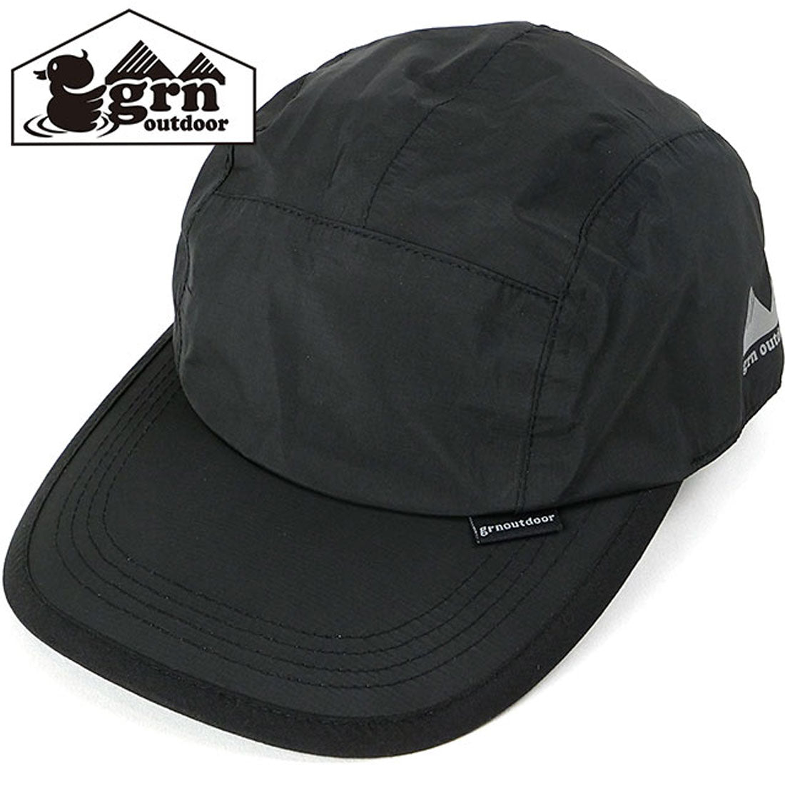 ジーアールエヌ アウトドア grn outdoor MK5 CAP BLACK [GO2405Q],BLACK