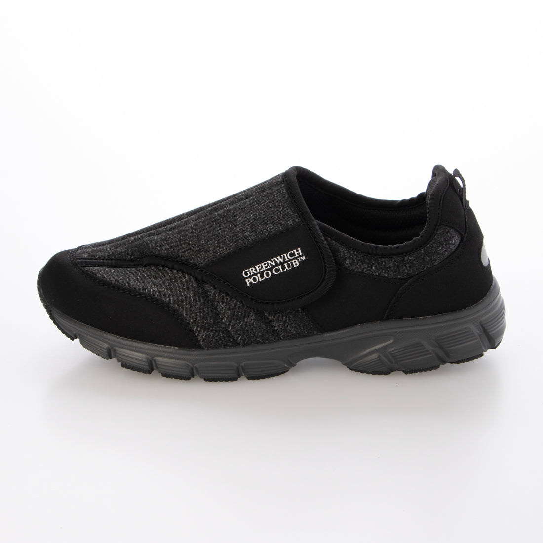 グリニッジポロクラブ GREENWICH POLO CLUB GREENWICHPOLOCLUBサイドマジックシューズ （ブラック） ブラック