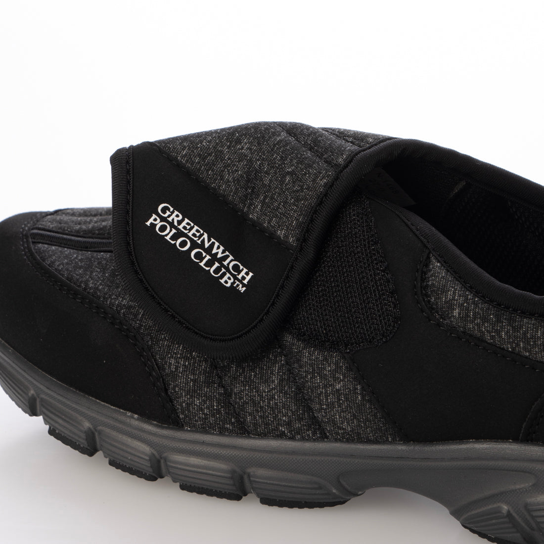 グリニッジポロクラブ GREENWICH POLO CLUB GREENWICHPOLOCLUBサイドマジックシューズ （ブラック） ブラック