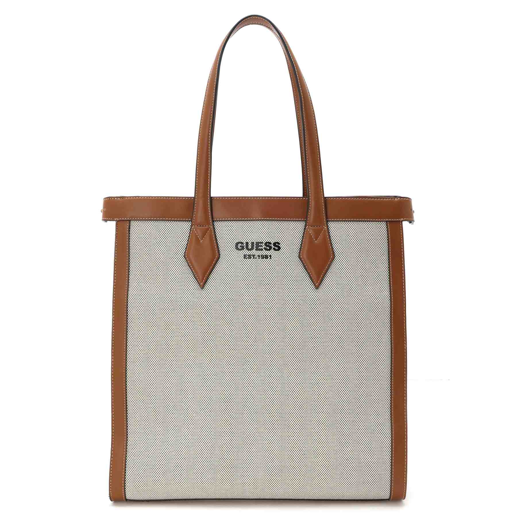 ゲス GUESS NEW WANDERLUXE Tote  トートバッグ,BRO