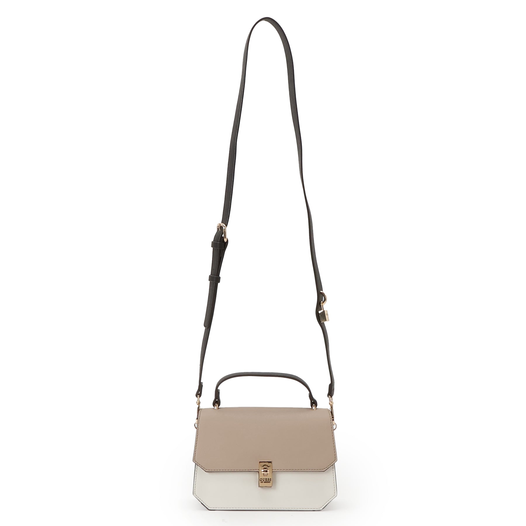 【ベージュ(BEM)】GUESS クロスボディバッグ (W)LOWEN Top Handle Crossbody GUESS WOMEN BAG LOWEN TOP HANDLE CROSSBODY BEIGE - Central.co.th