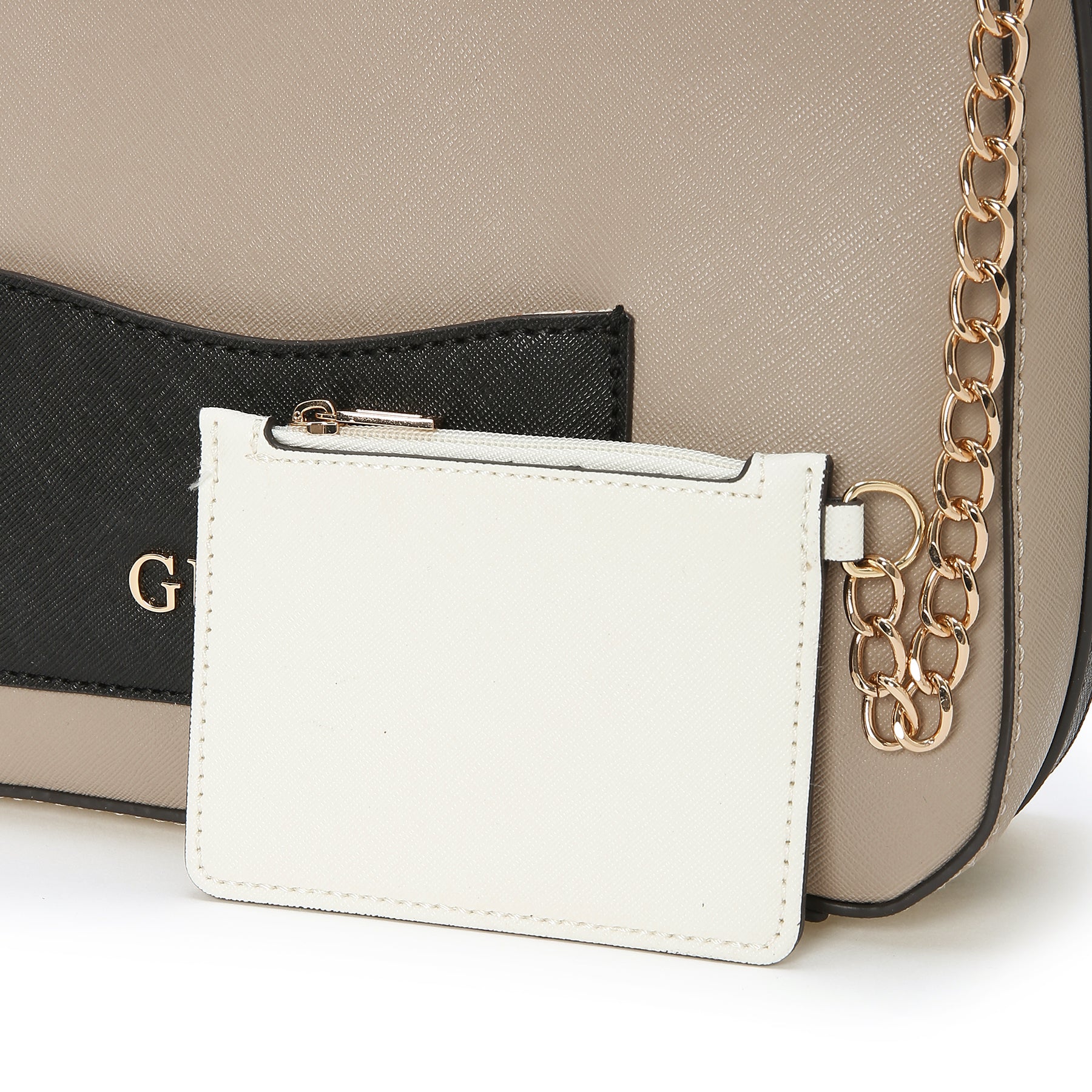 【ベージュ(MUM)】GUESS ハンドバッグ (W)TANA Top Zip Shoulder Guess TANA Top Zip Shoulder