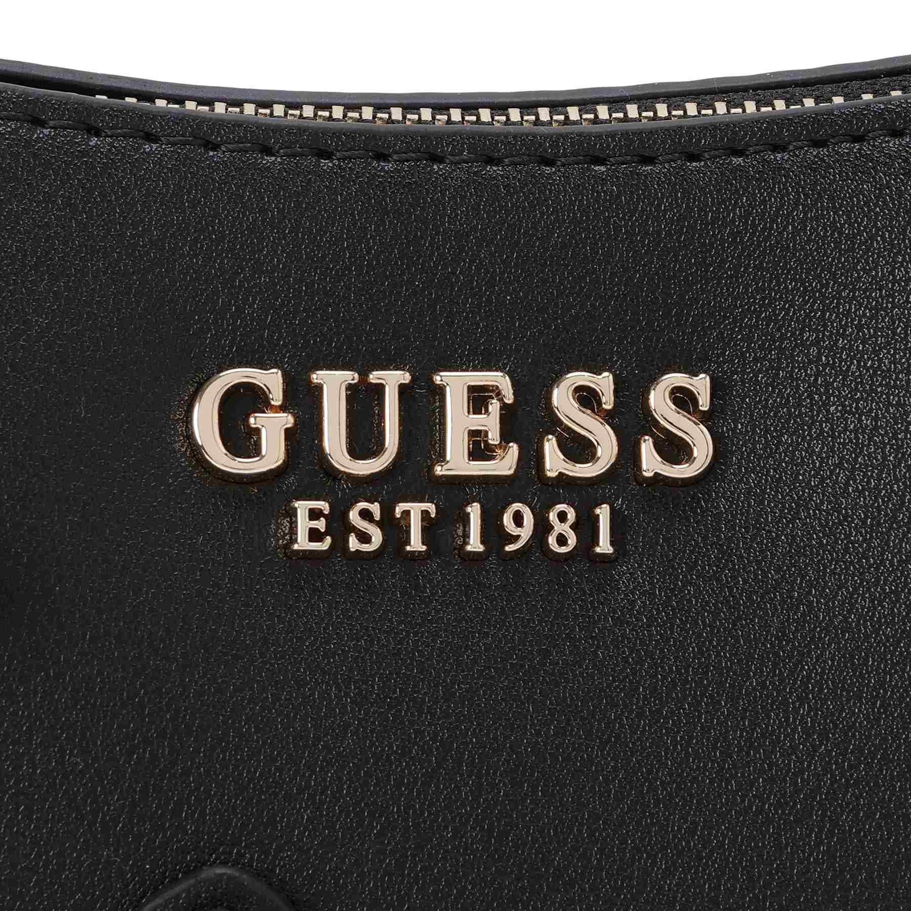 ゲス GUESS ZARIA Mini Top Zip Shoulder Bag （BLA） BLA