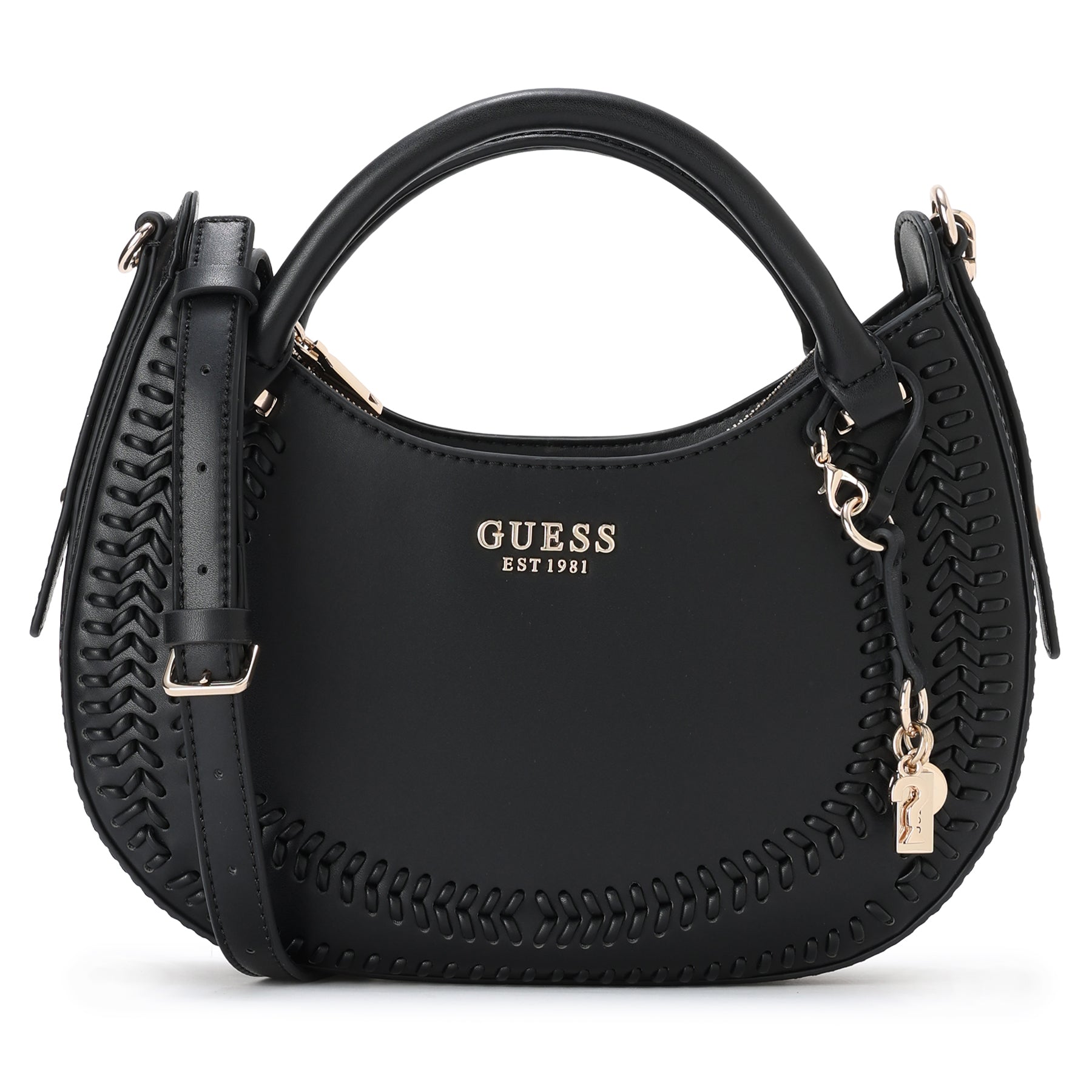 ゲス GUESS TATUM Satchel （BLA） BLA