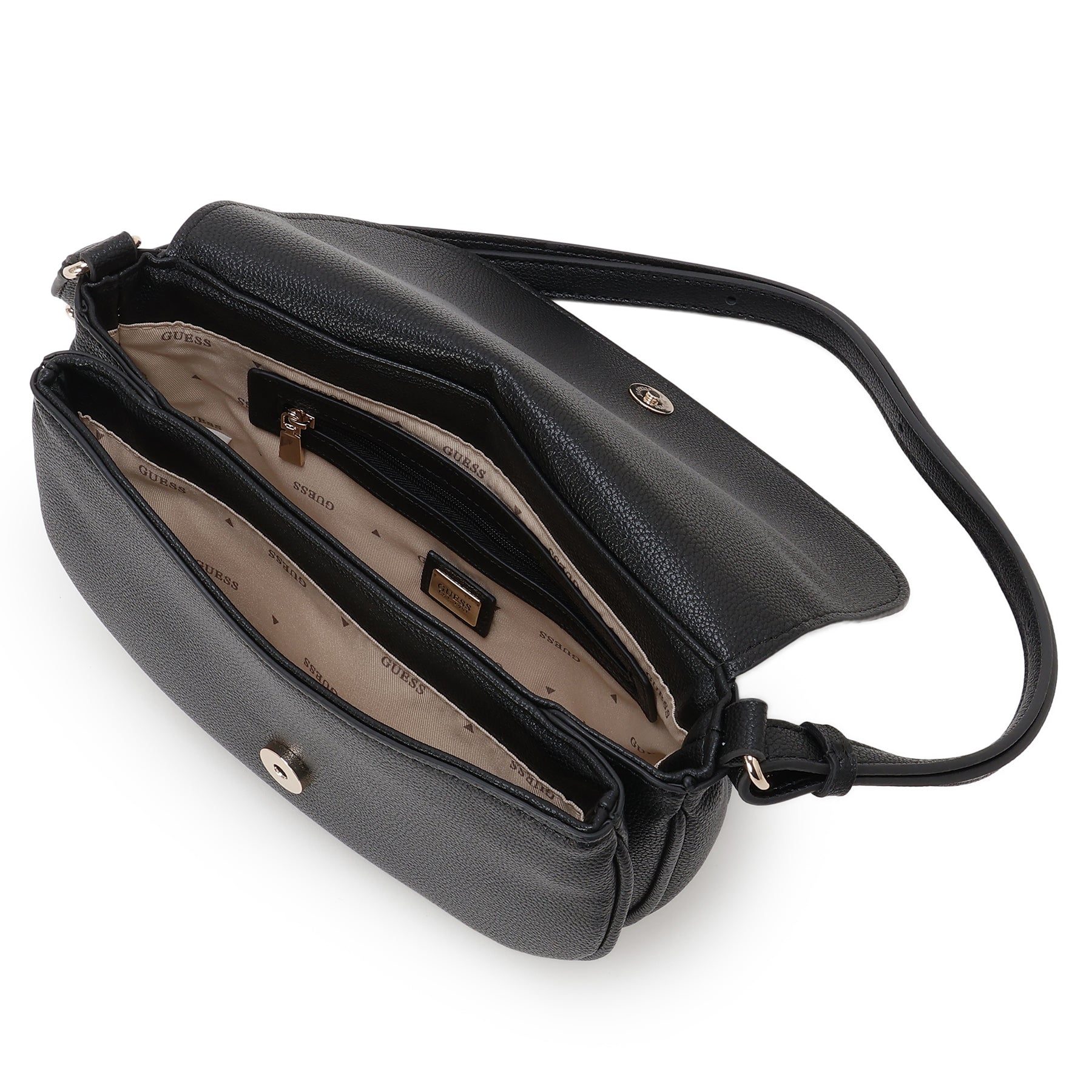 ゲス GUESS CALEBRA Convertible Xbody Flap （BLA） BLA