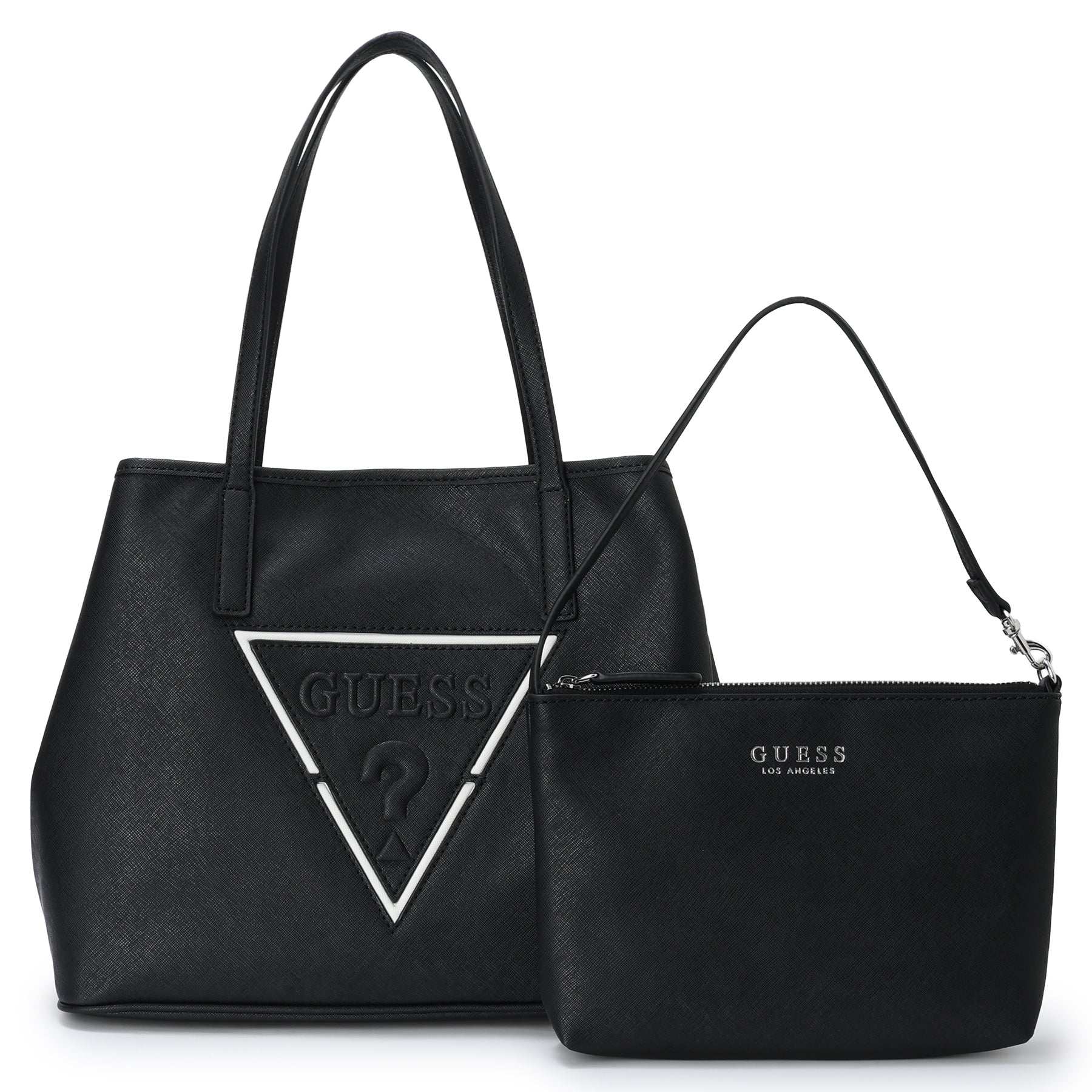 ゲス GUESS PORTINI Trap Tote （BLA） BLA