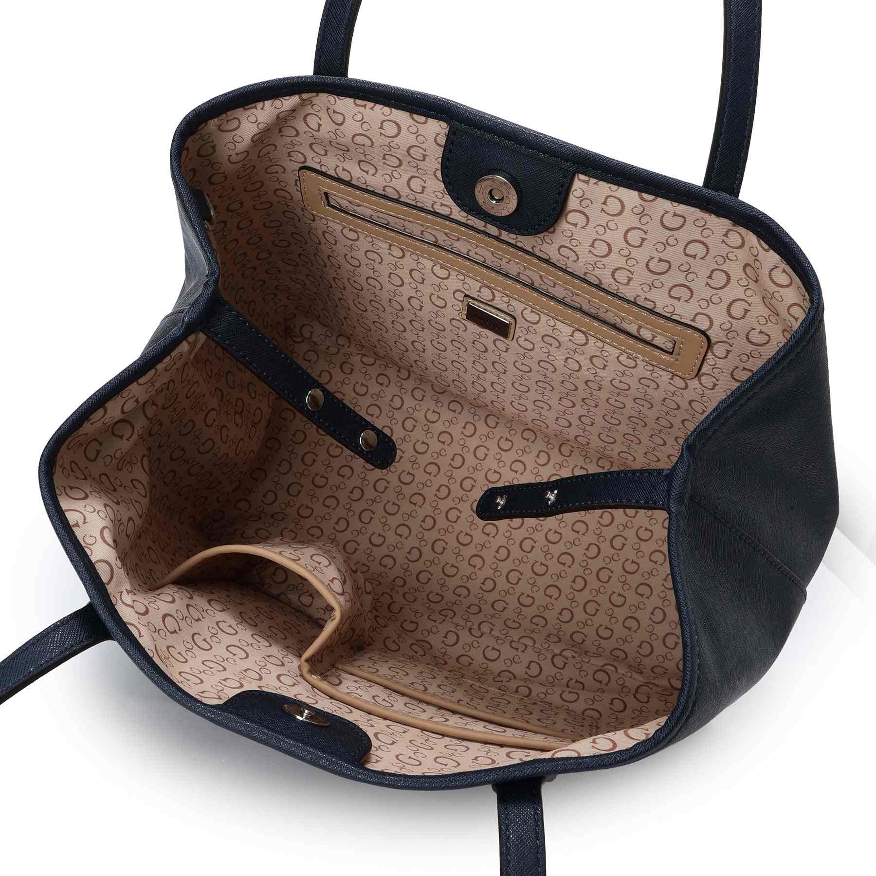 ゲス GUESS PORTINI Trap Tote （BLA） BLA