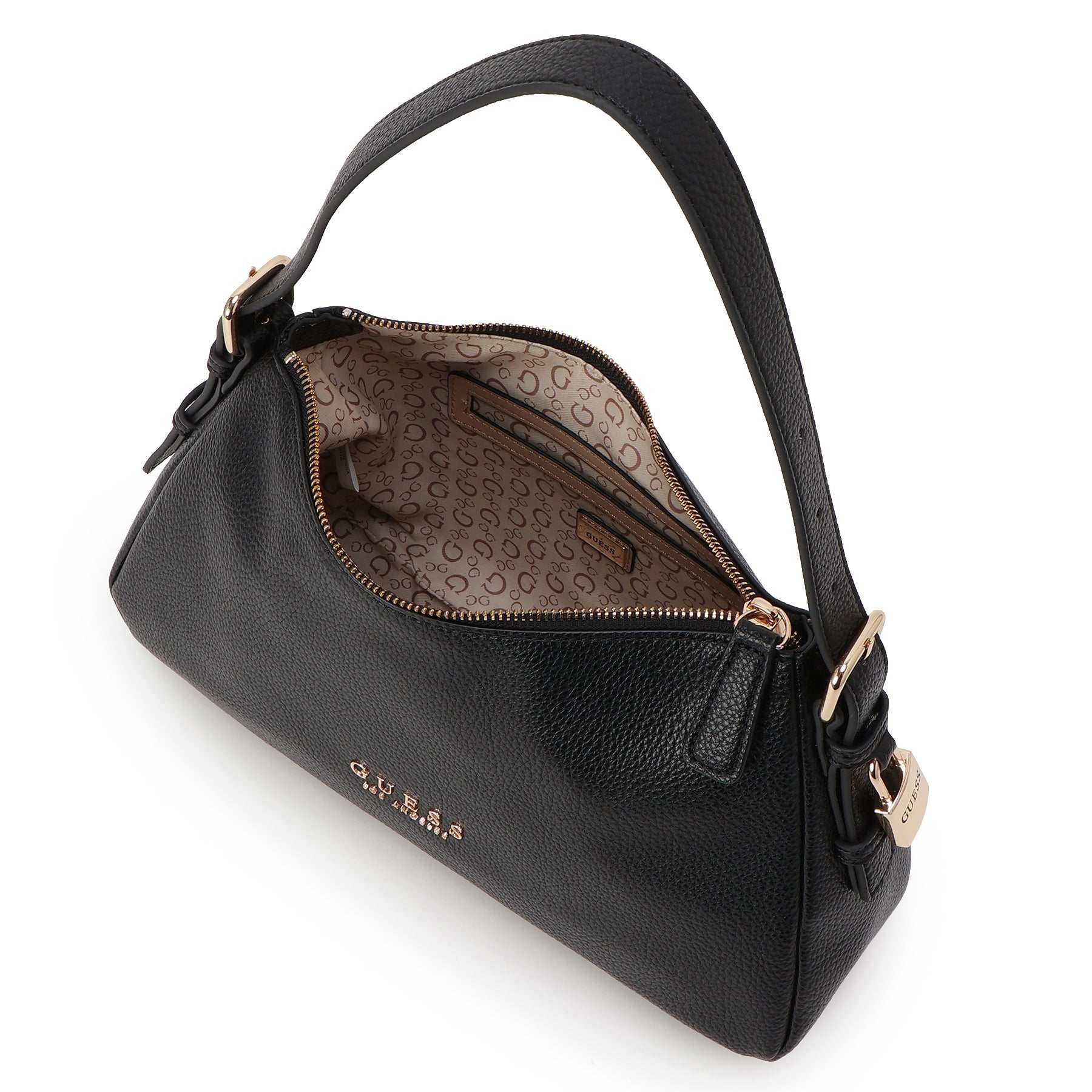 【ブラック(BLA)】GUESS ショルダーバッグ (W)ALISHA Shoulder Guess Alisha Shoulder
