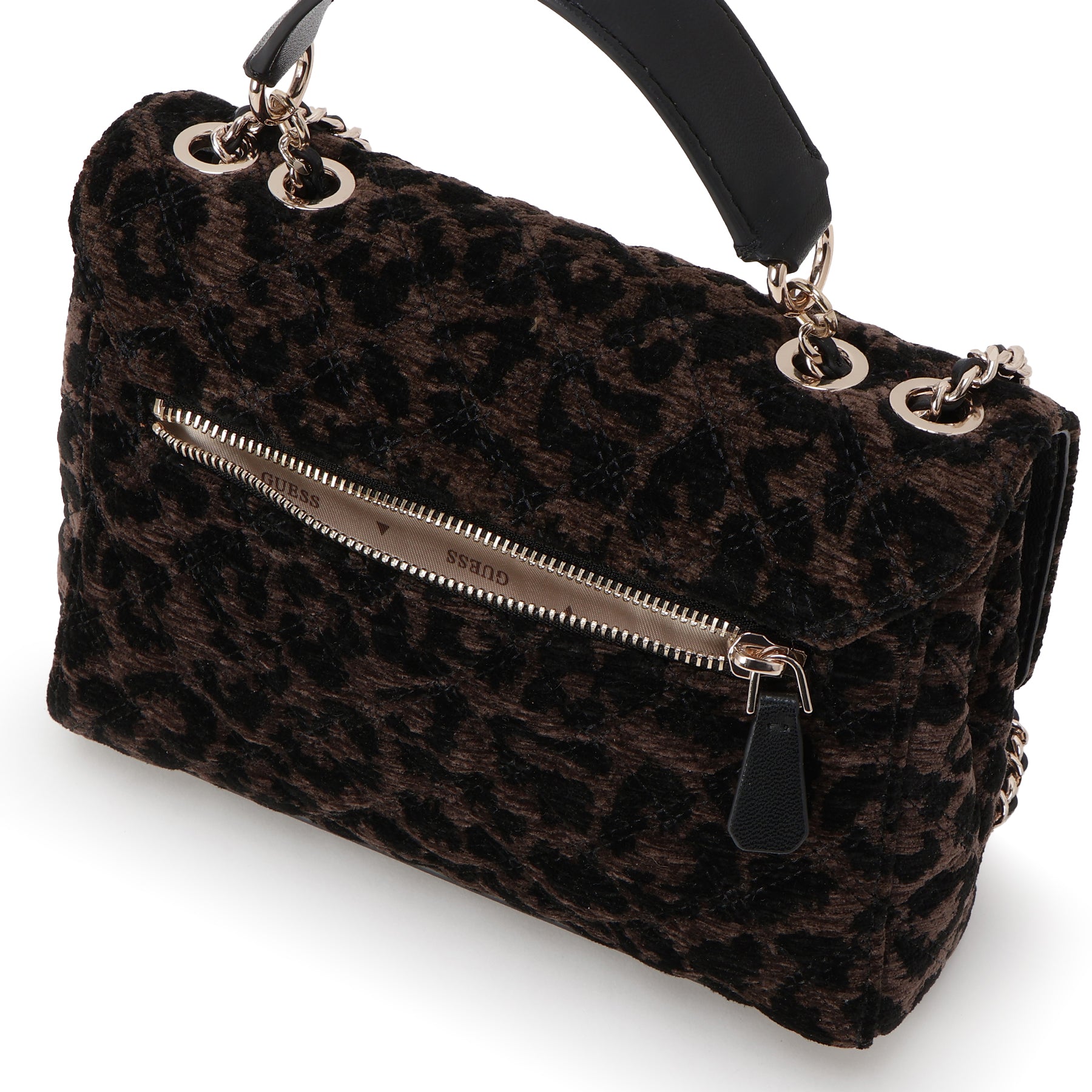 【ブラウン(COG)】GUESS ショルダーバッグ (W)GIULLY Ii Convertible Flap GUESS - 【ブラウン(COG)】GUESS ショルダーバッグ (W)GIULLY Ii