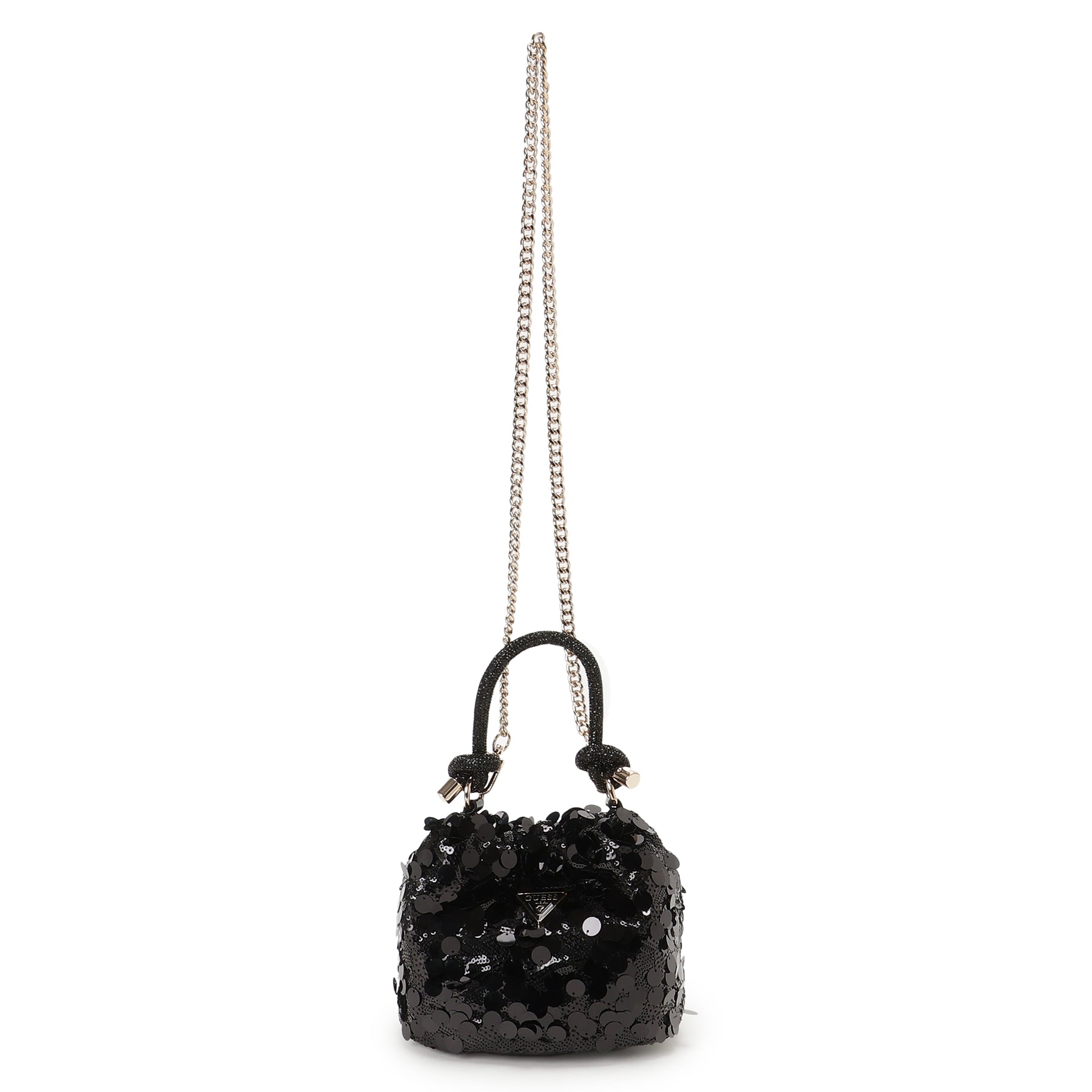 ゲス GUESS HOLIDAY Shine Top Handle Pouch （BLA） BLA