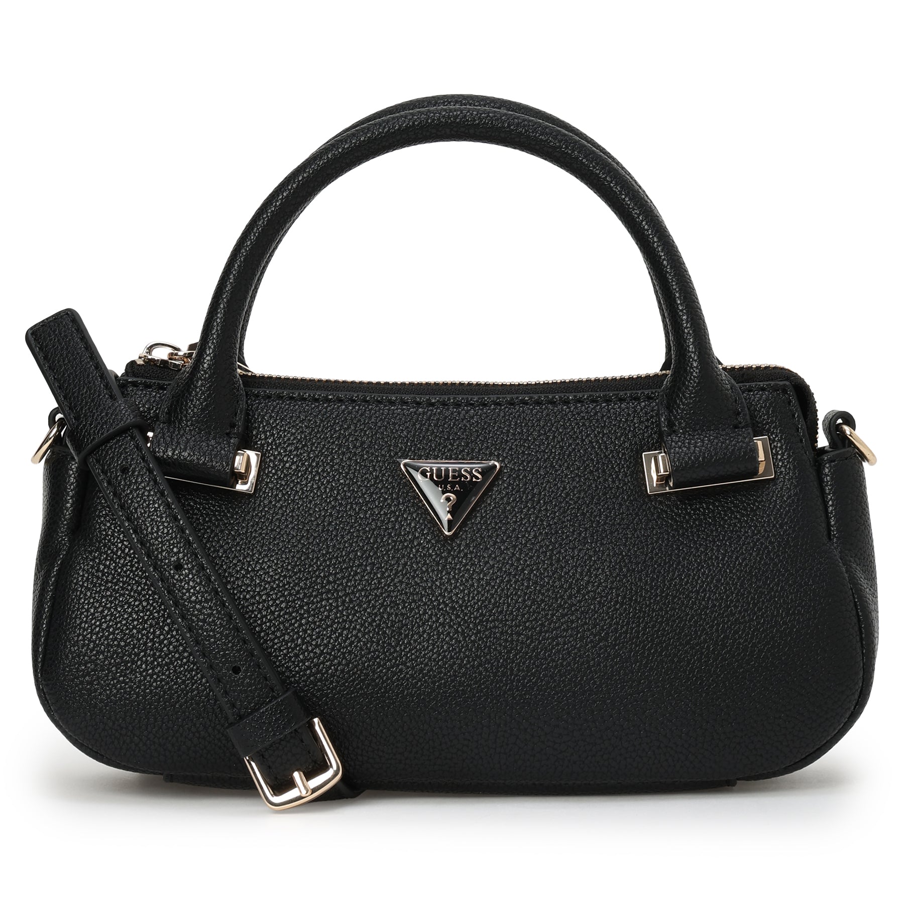 ゲス GUESS EVIE Mini Satchel （BLA） BLA