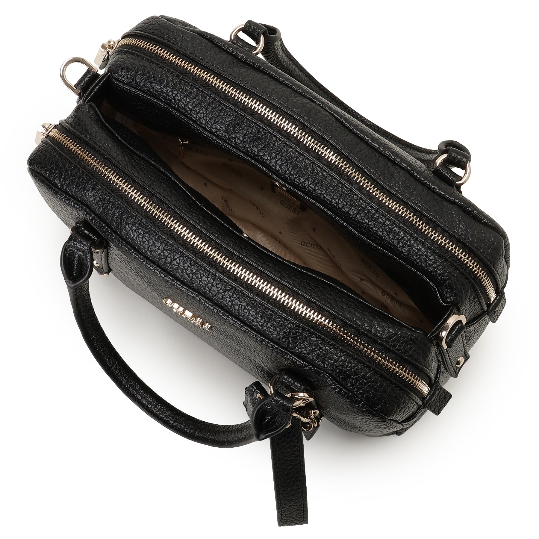 ゲス GUESS MARSHA Box Satchel （BLA） BLA