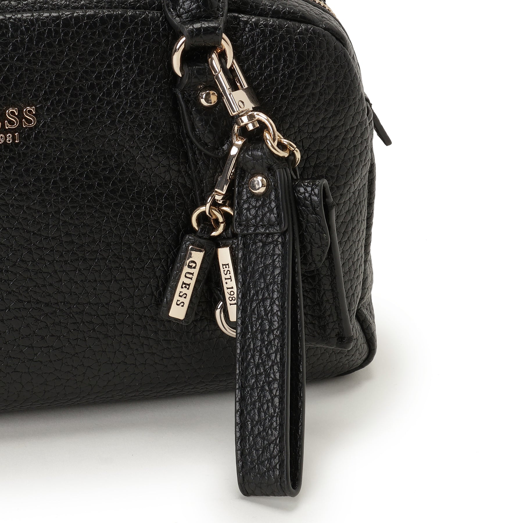 ゲス GUESS MARSHA Box Satchel （BLA） BLA