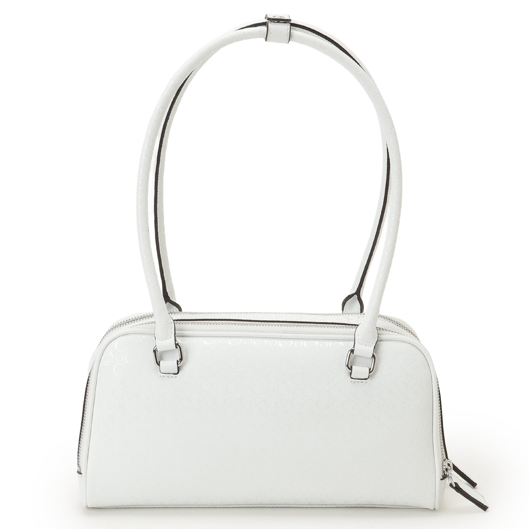 ゲス GUESS CARLA Shoulder Satchel （WHI） WHI