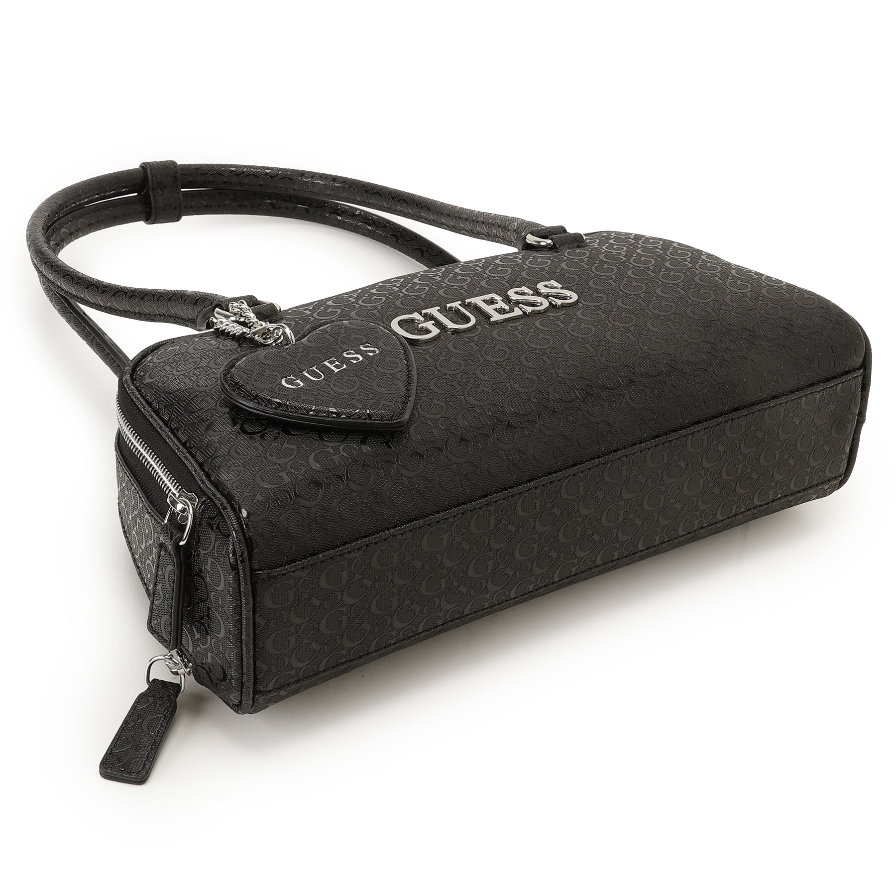 ゲス GUESS CARLA Shoulder Satchel （WHI） WHI