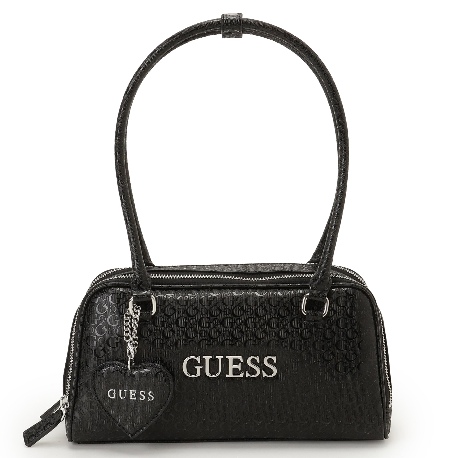 ゲス GUESS CARLA Shoulder Satchel （BLA） BLA