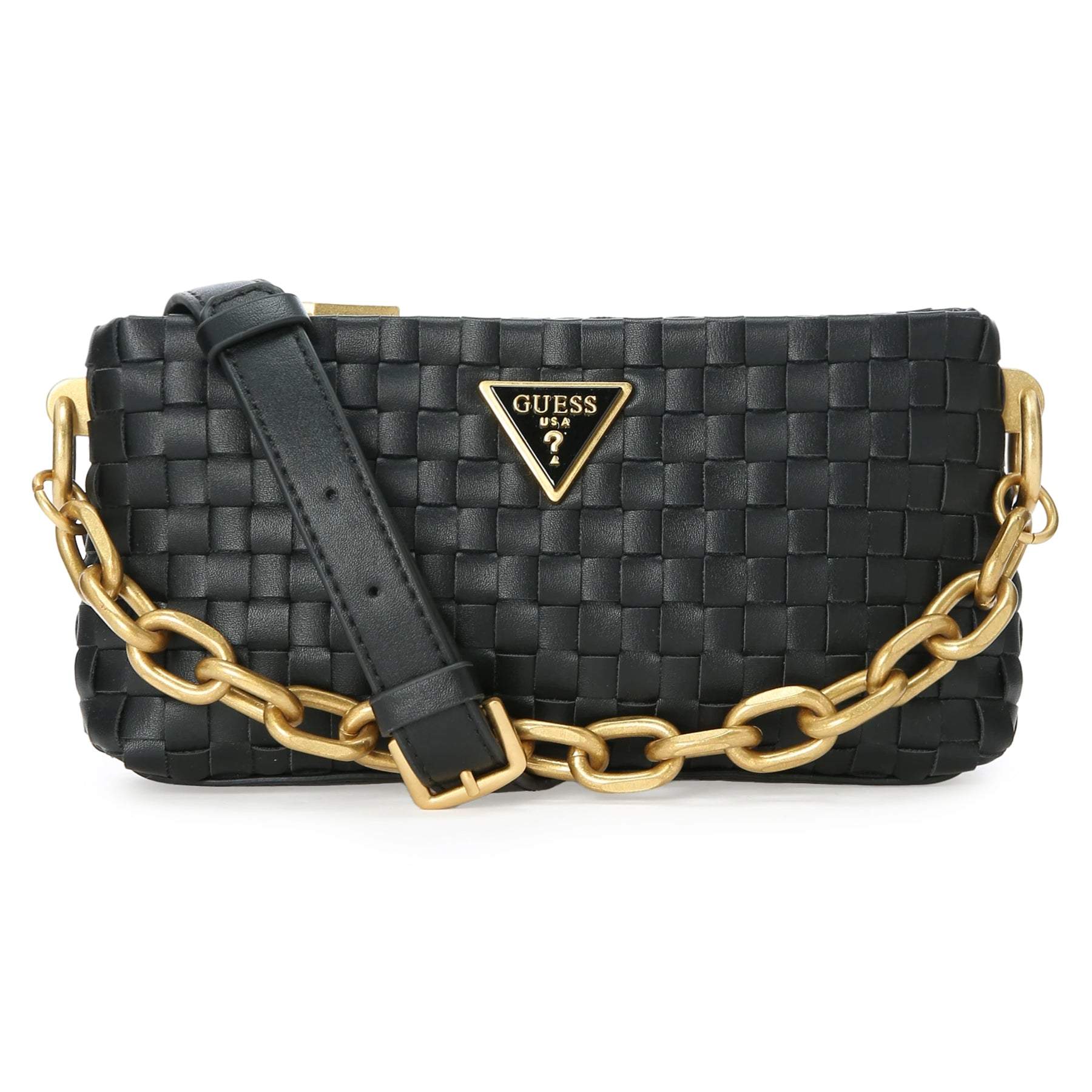 ゲス GUESS LISBET Mini Crossbody Top Zip  クロスボディバッグ レディース,BLA