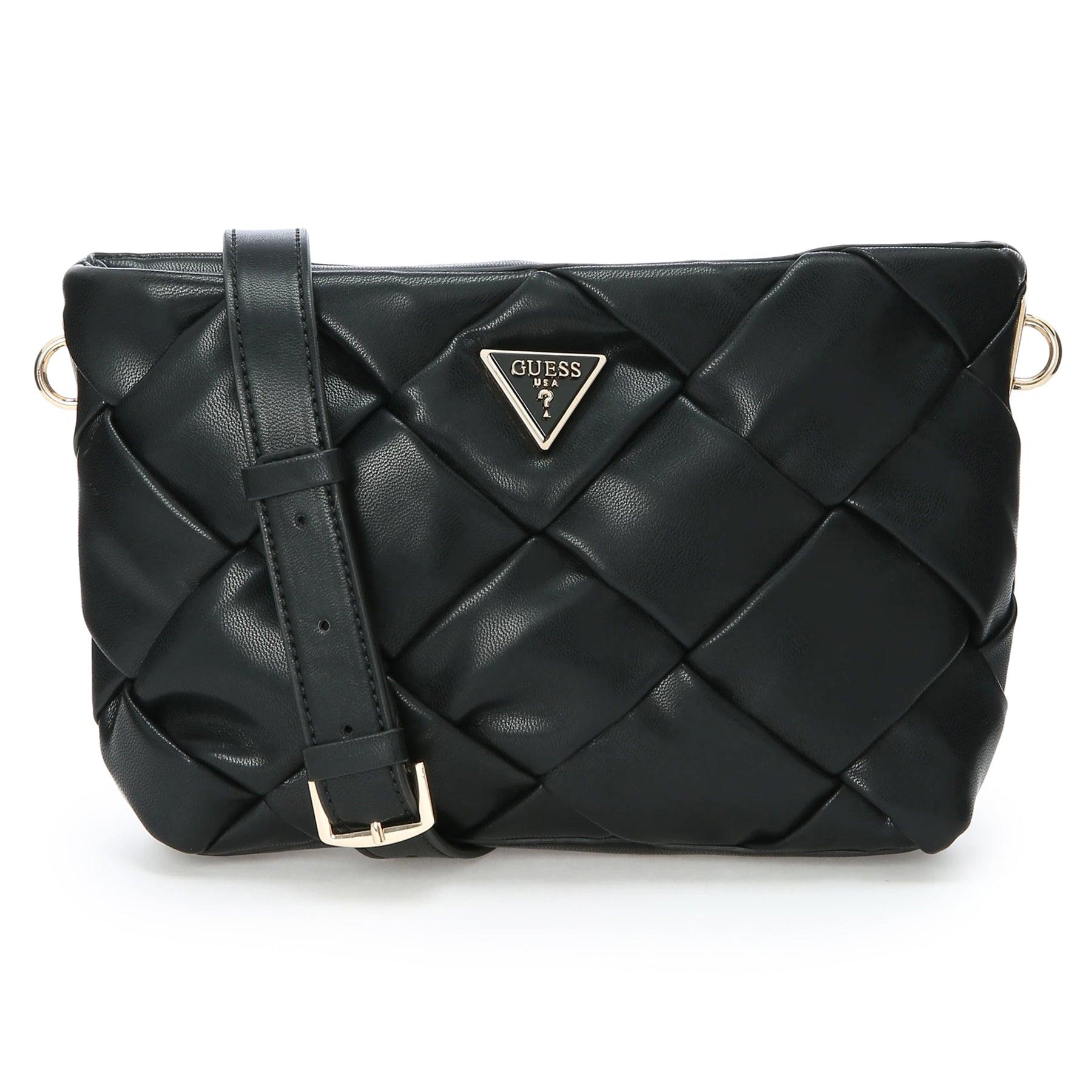 ゲス GUESS ZAINA Crossbody Top Zip  クロスボディバッグ レディース,BLA