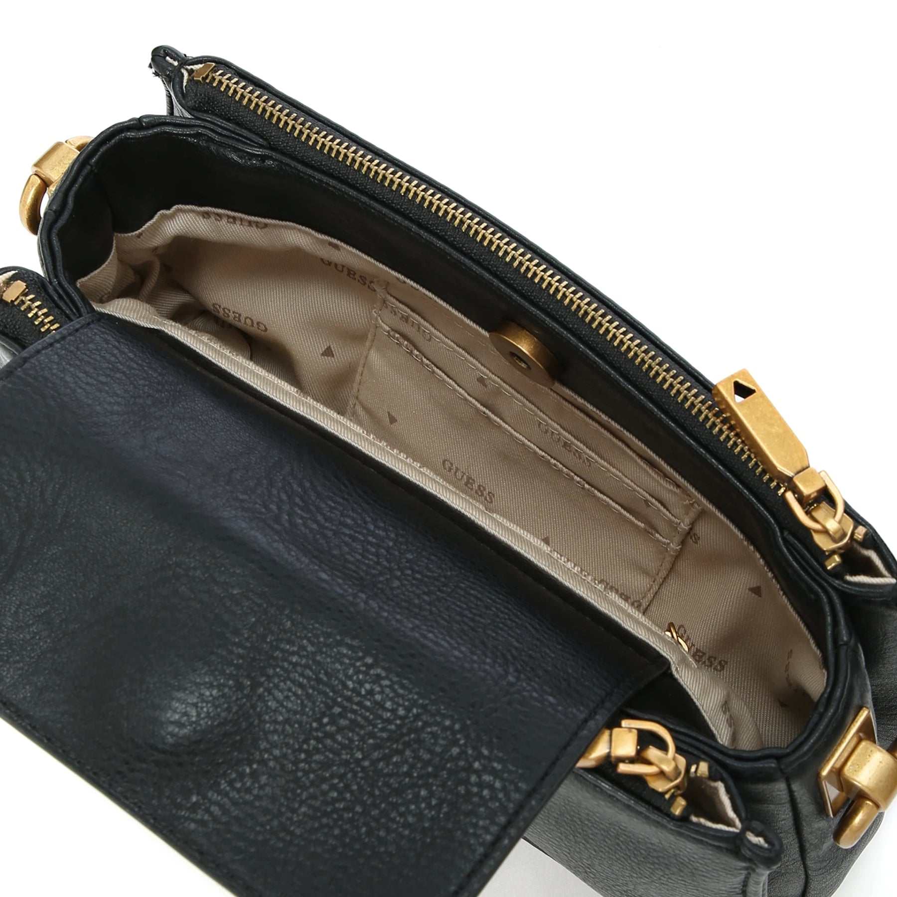 GUESS ARJA Double Zip Crossbody Crossbody Bag for Women