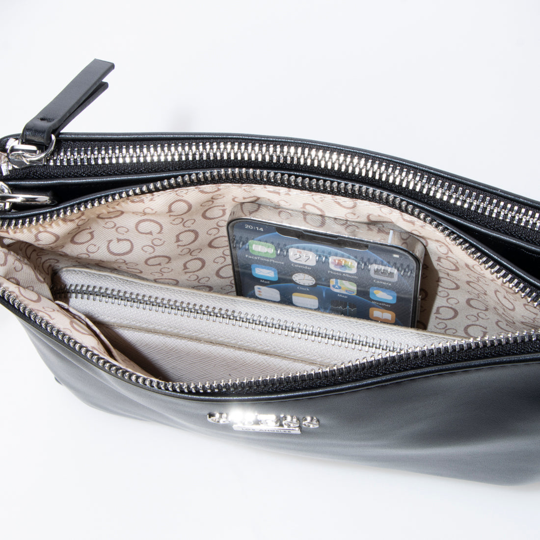 ゲス GUESS MCCLAIN Mini Double Zip Crossbody  クロスボディバッグ レディース