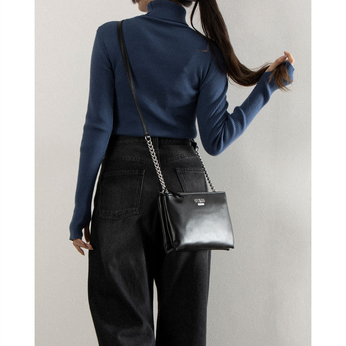 ゲス GUESS MCCLAIN Mini Double Zip Crossbody  クロスボディバッグ レディース