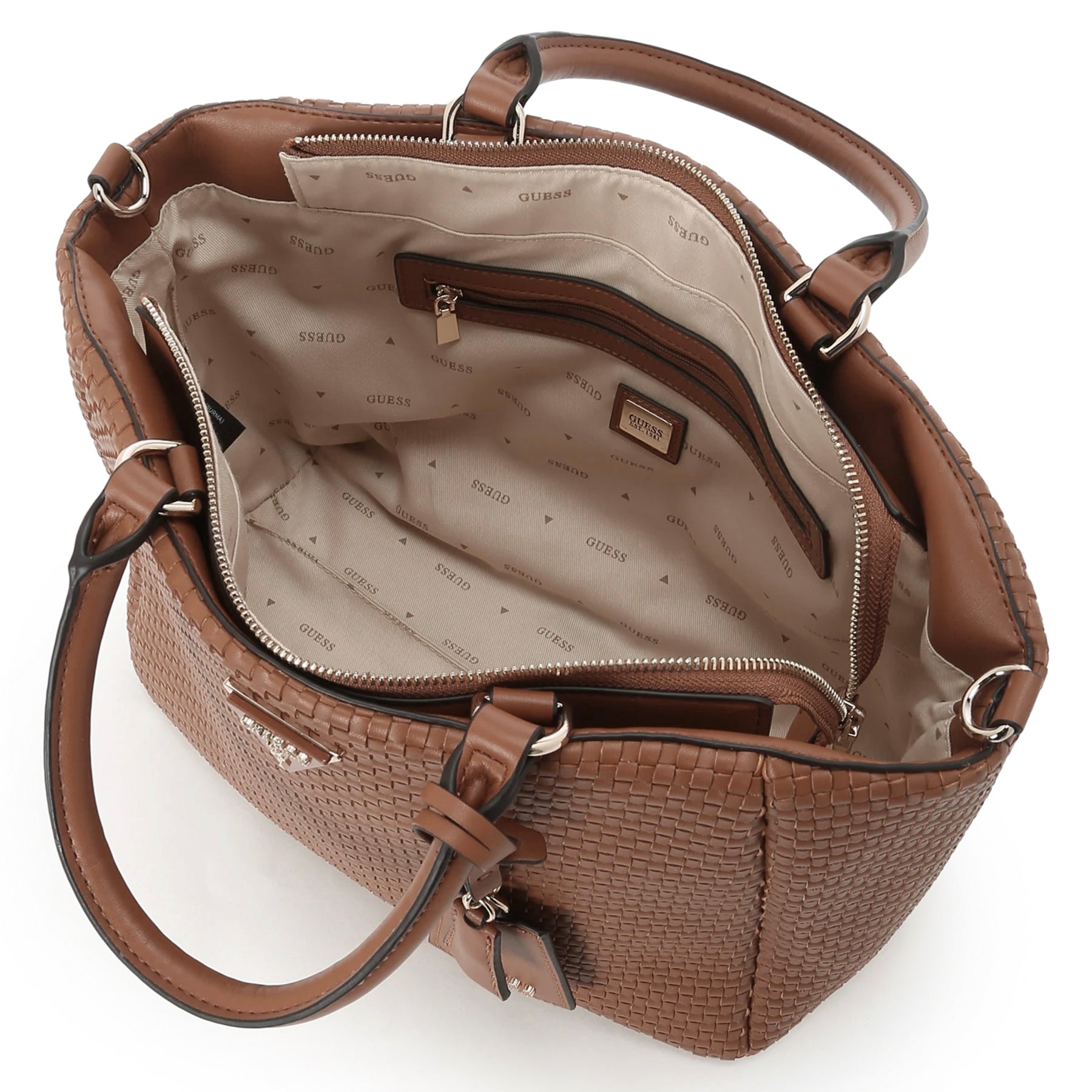 ゲス GUESS ETEL Woven Girlfriend Satchel （COG） トートバッグ レディース COG