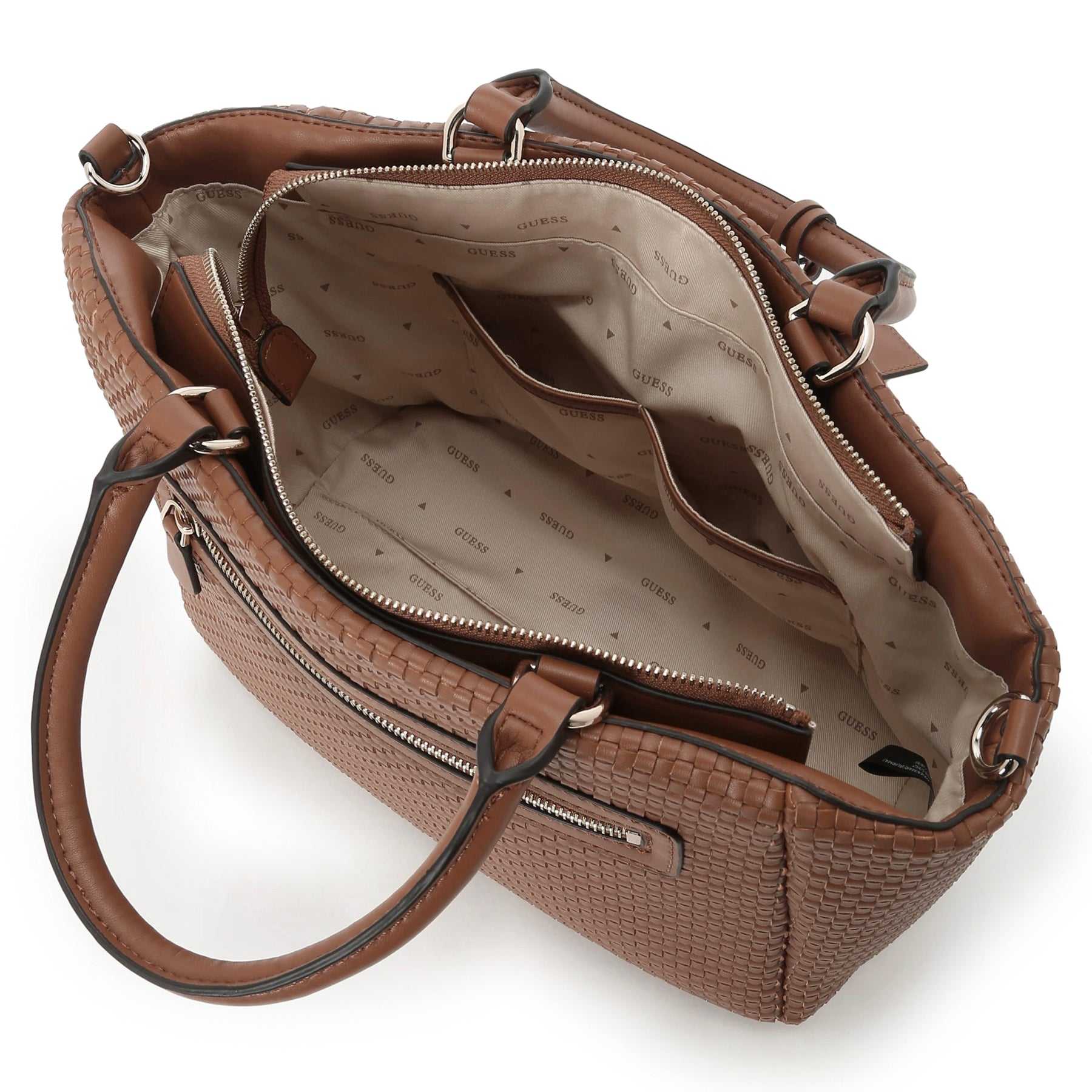 ゲス GUESS ETEL Woven Girlfriend Satchel  トートバッグ レディース