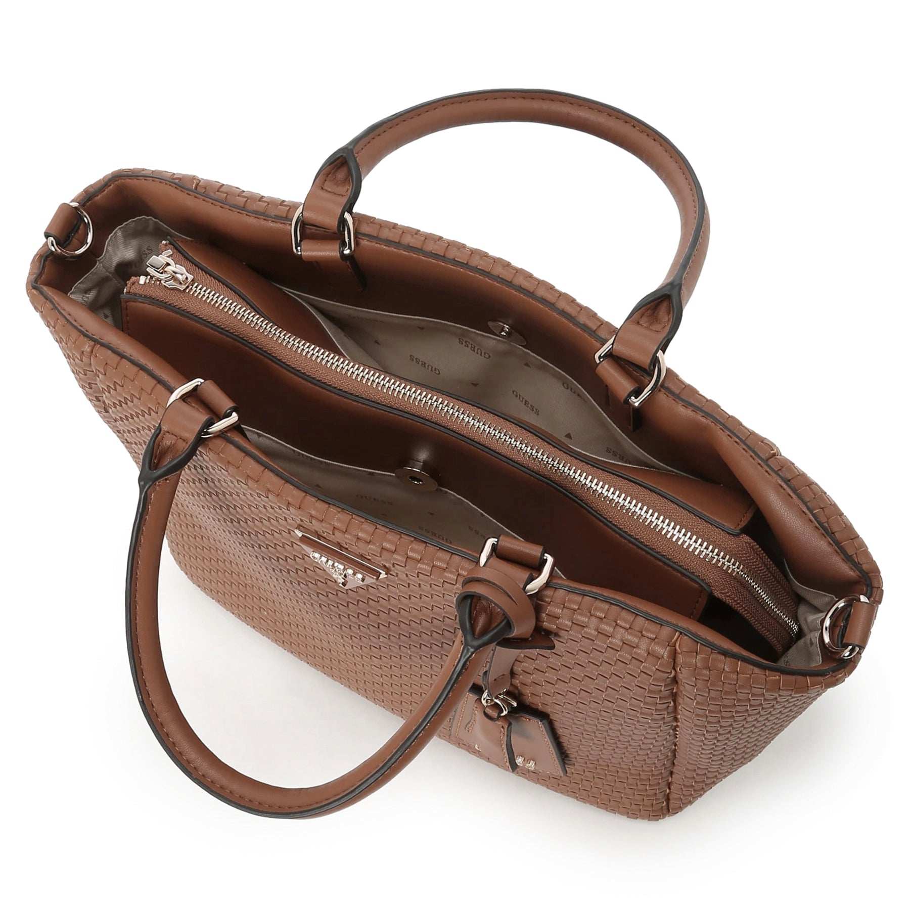 ゲス GUESS ETEL Woven Girlfriend Satchel  トートバッグ レディース
