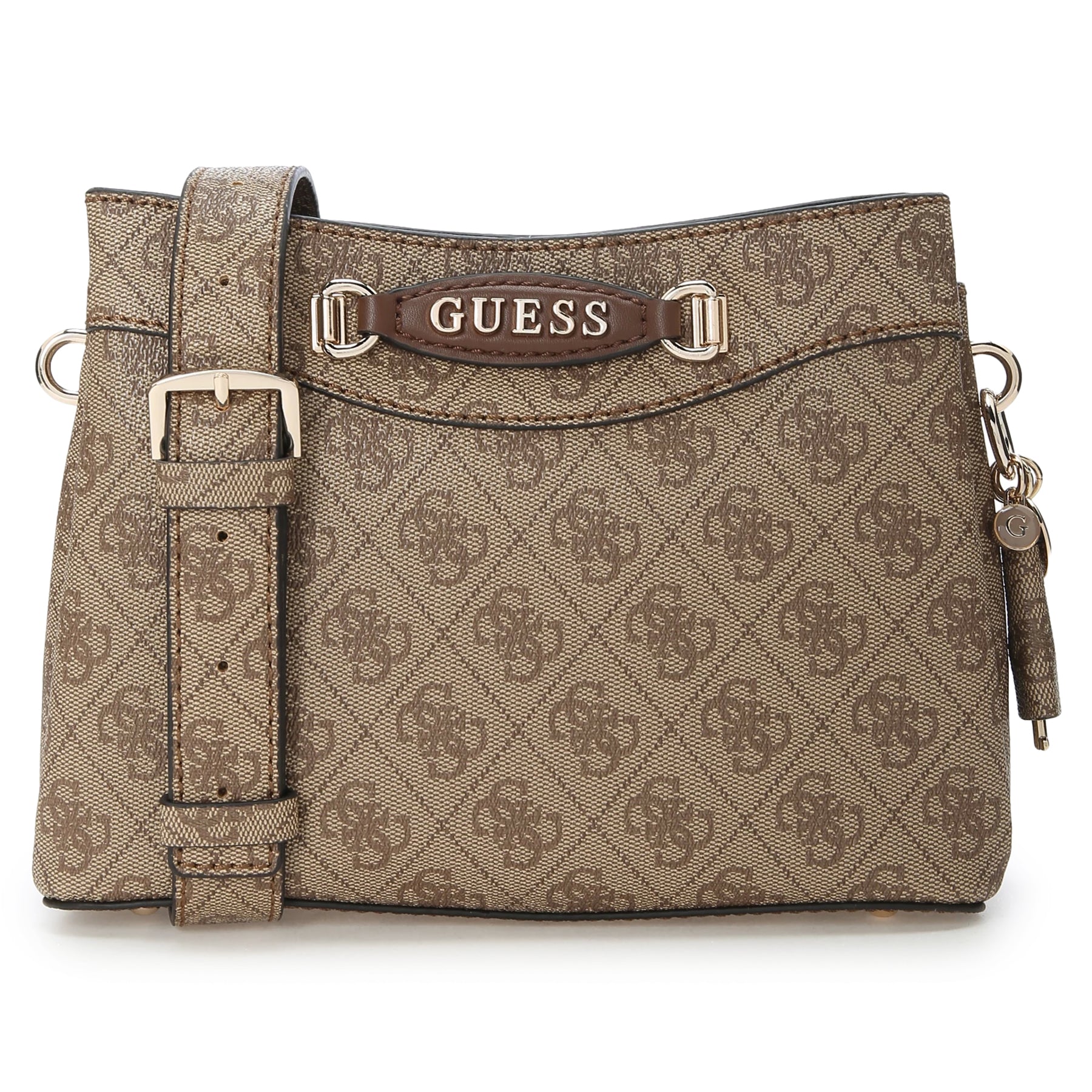 ゲス GUESS EMERA Logo Girlfriend Xbody Top Zip （LTL） クロスボディバッグ レディース LTL