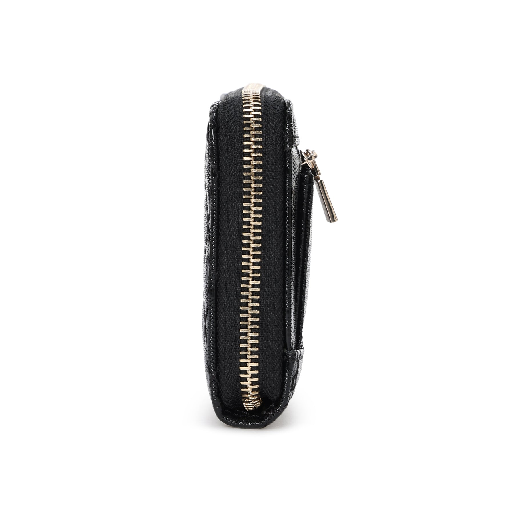 Ví Nữ Gucci Horsebit 1955 Zip Around Card Case GG Coated Canvas Màu Nâu