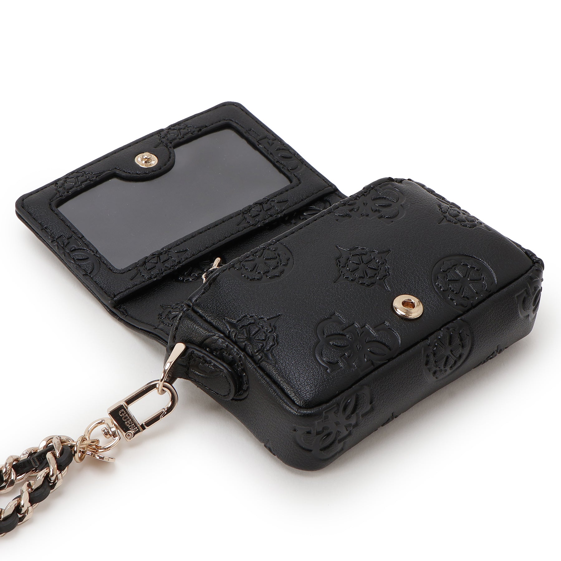 【ダークグレー(CLO)】GUESS ポーチ (W)LAUREL Ii Slg Micro Mini LAUREL Ii Slg Micro Mini ポーチ | GUESS(ゲス) JAPAN 公式オンライン