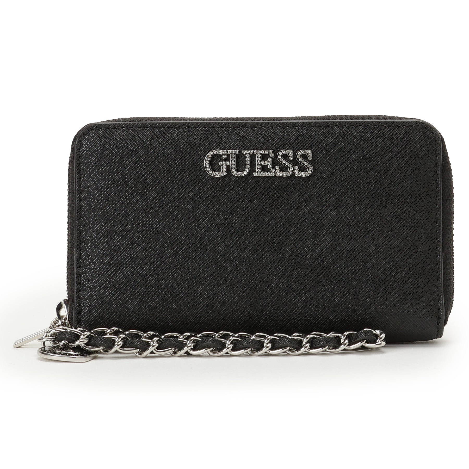 ゲス GUESS THESSA Bxd Zip Around W/ Wristlet （BLA） BLA
