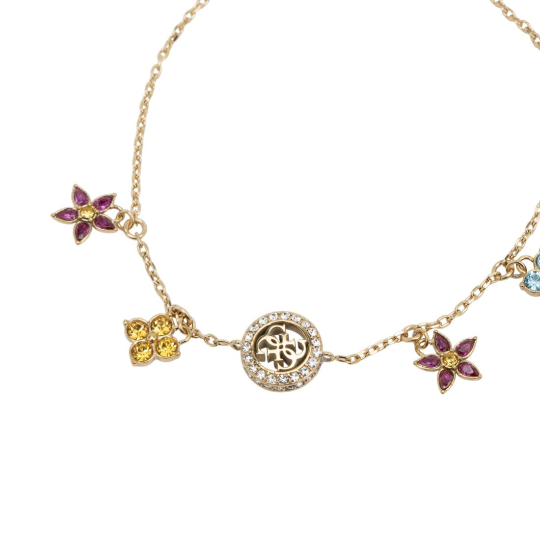 ゲス GUESS SECRET GARDEN FLOWER Charms Bracelet （YGMC） YGMC