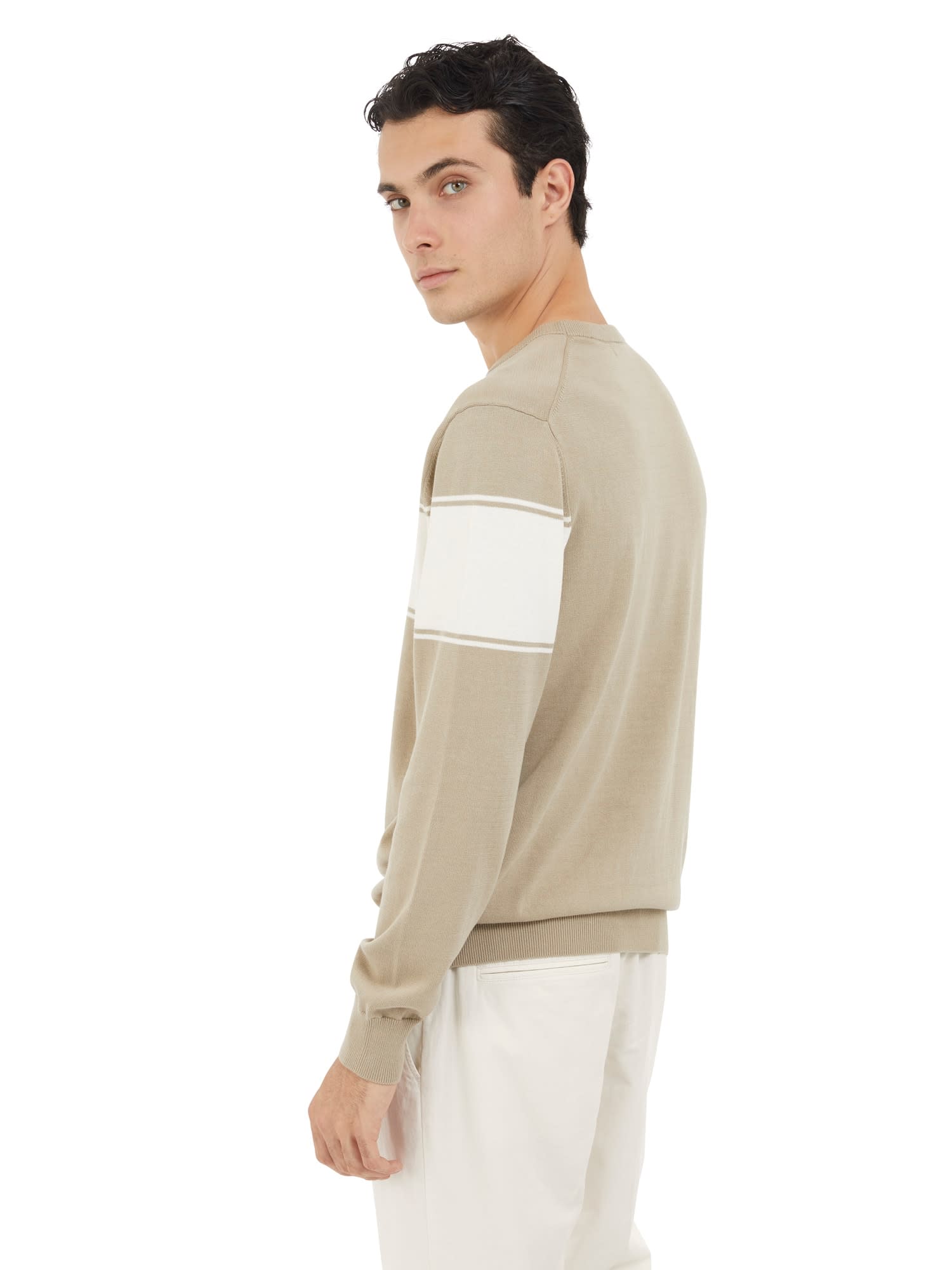Guess Geoffrey Cn Ls Logo Sweater