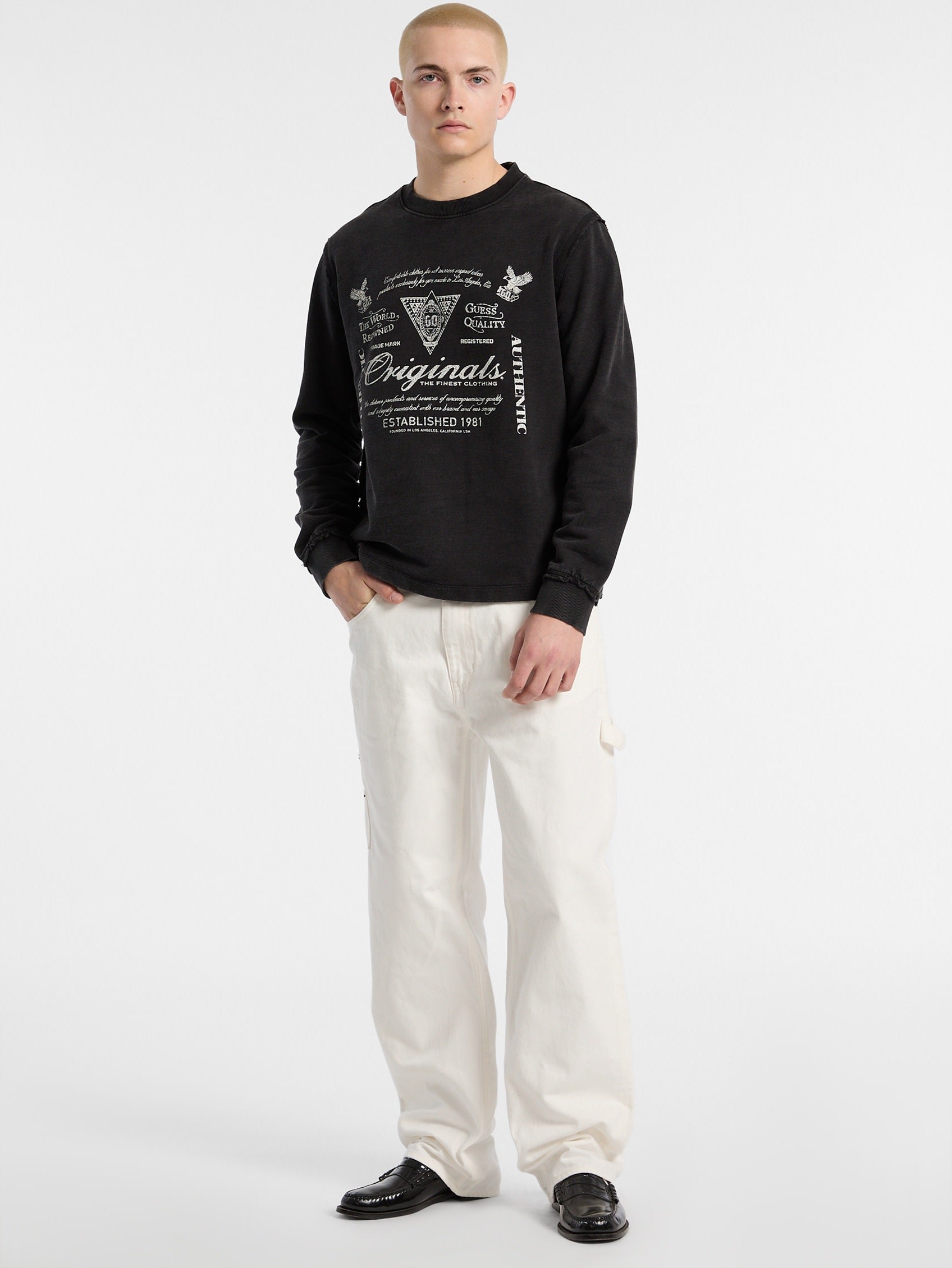 ゲス GUESS GUESS Originals Lightweight Crewneck （JTMU） JTMU