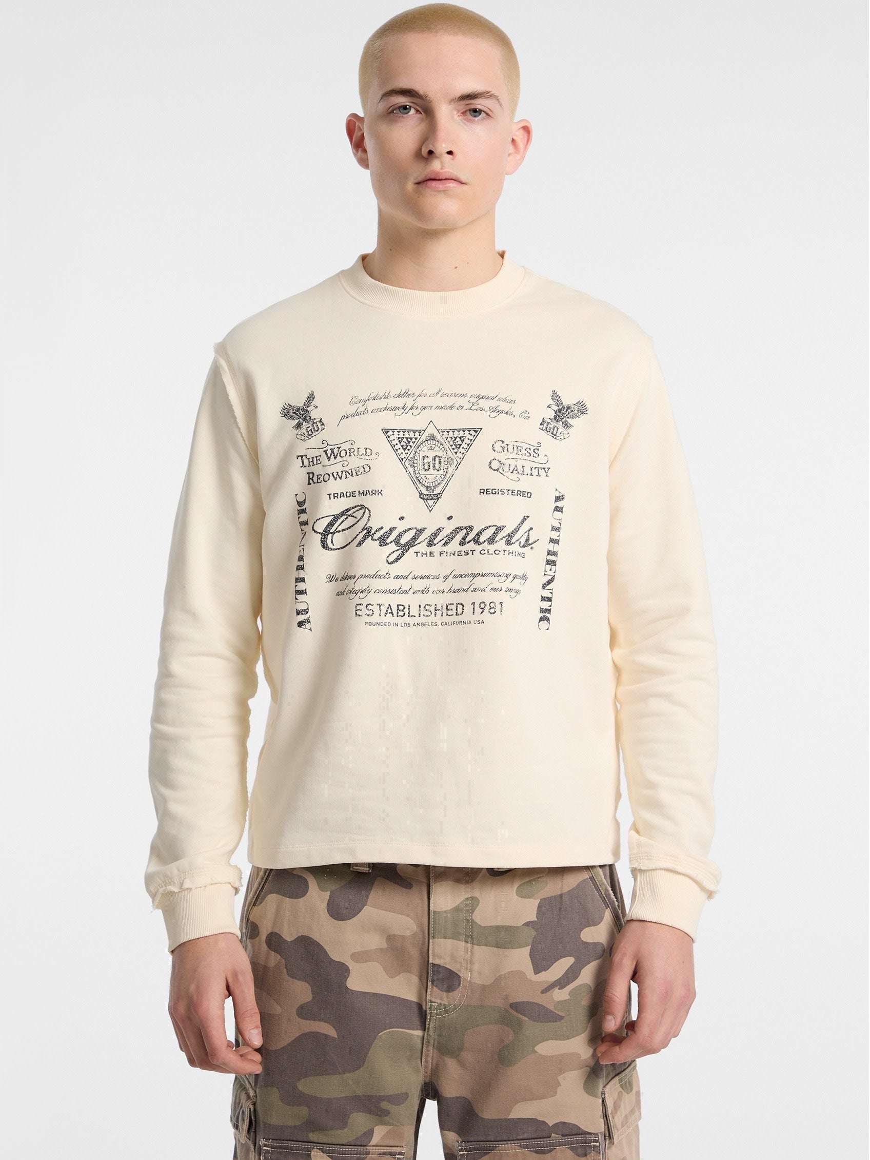 ゲス GUESS GUESS Originals Lightweight Crewneck （G053） G053