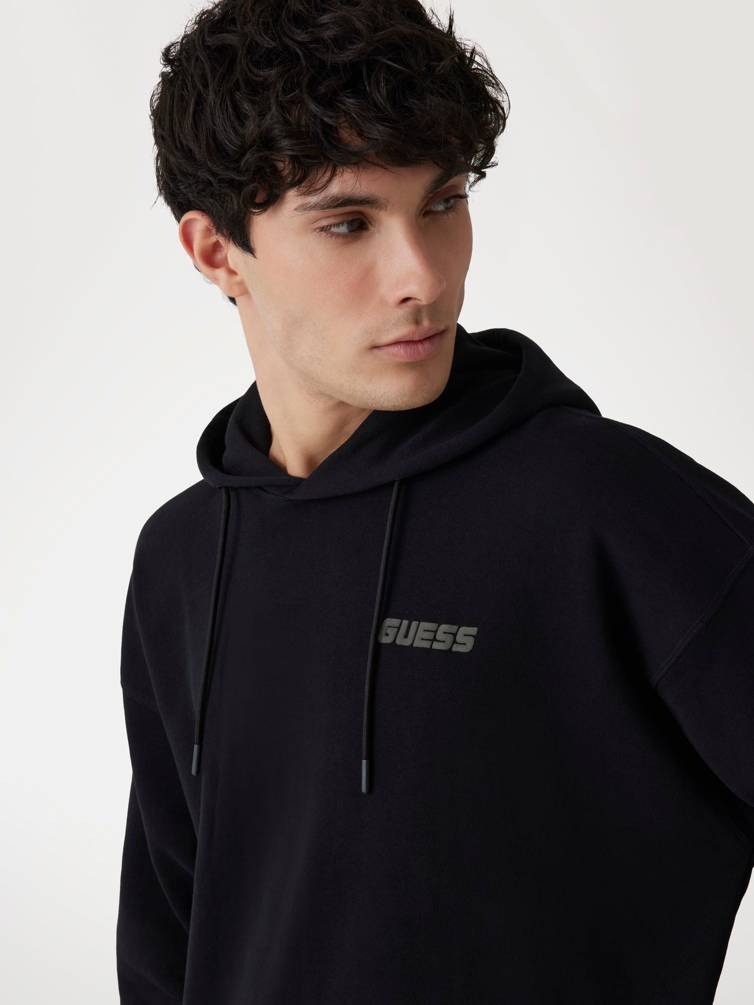 ゲス GUESS EMIS Hoodie Sweatshirt