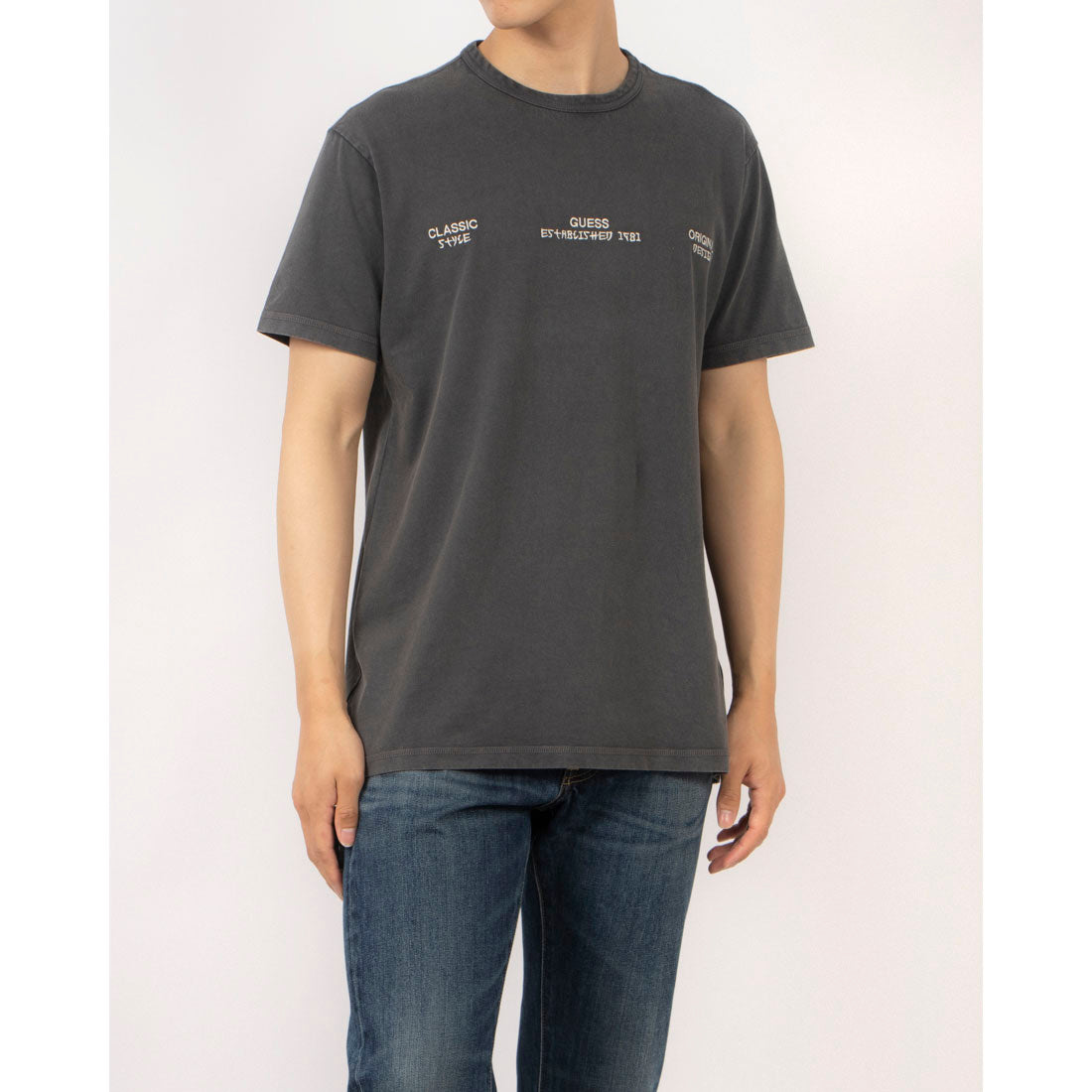 ゲス GUESS SS Cn Treated Flower Tee （G9G3） G9G3