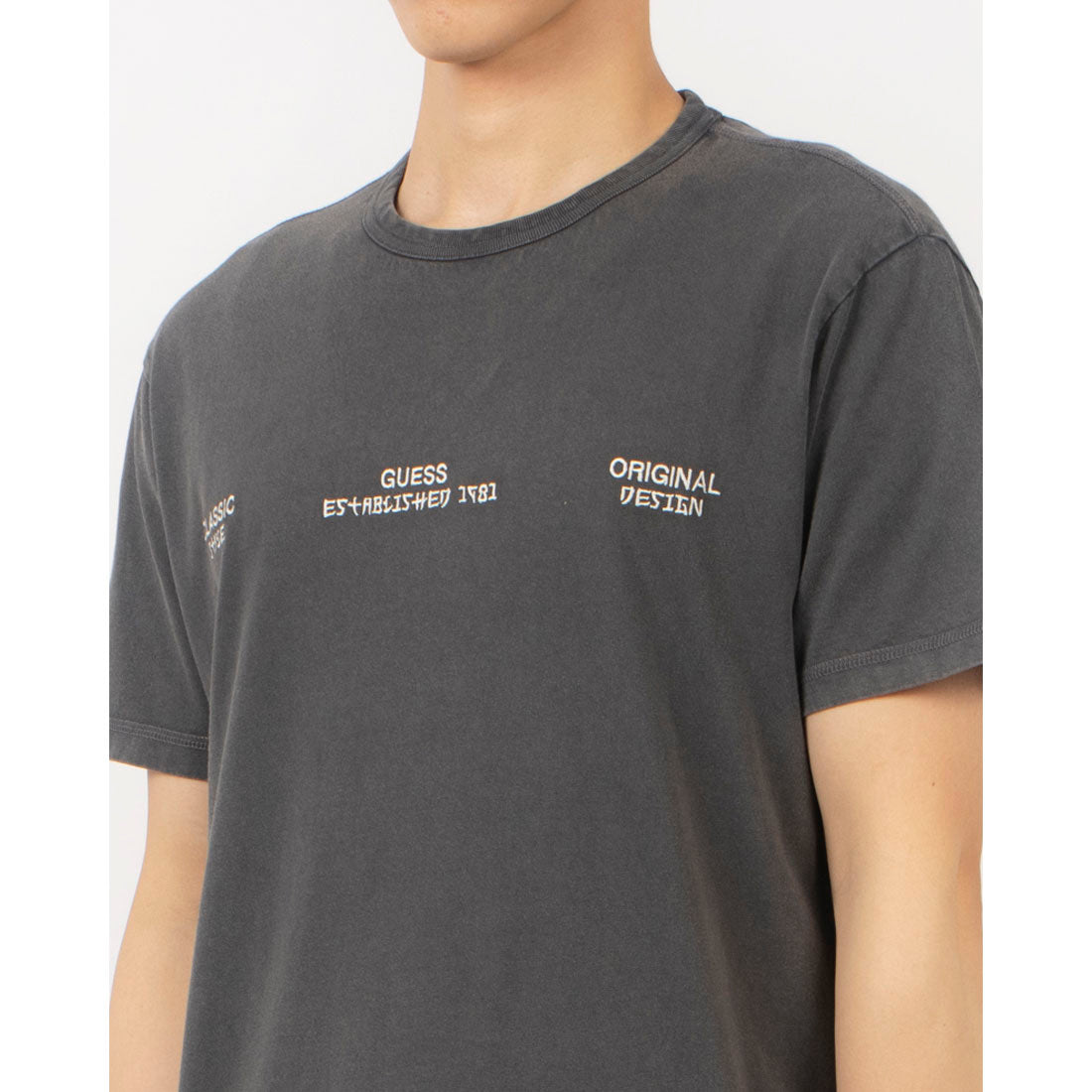ゲス GUESS SS Cn Treated Flower Tee （G9G3） G9G3