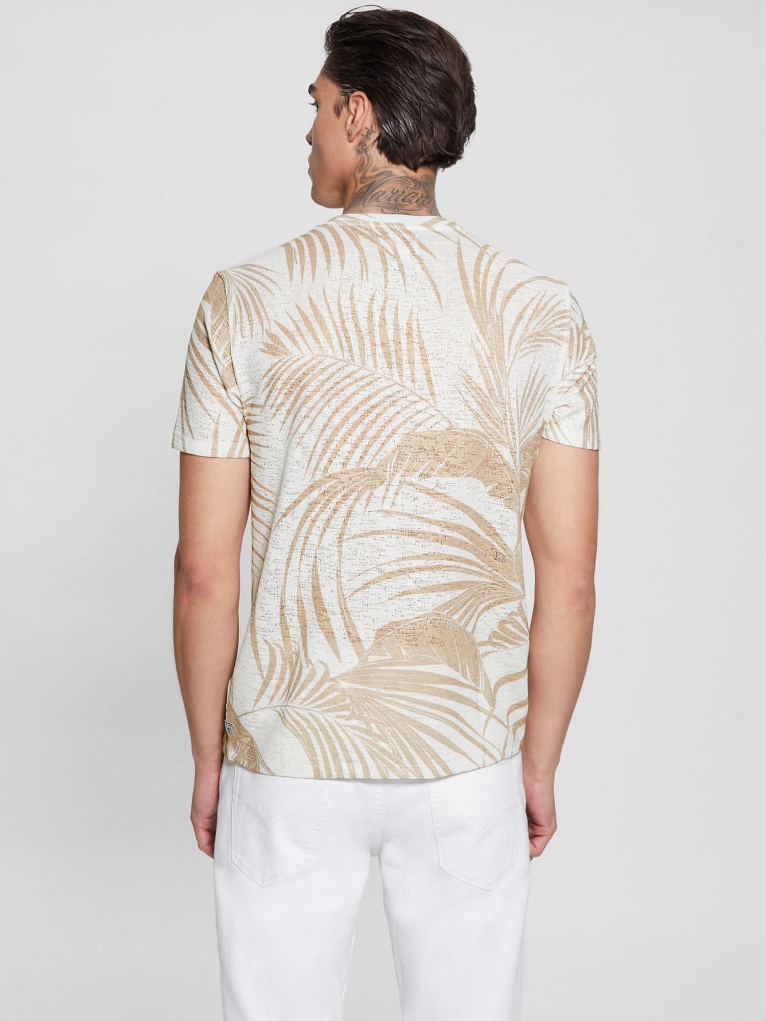 ゲス GUESS SS Gauze Baja Palm Crew （F25S） F25S