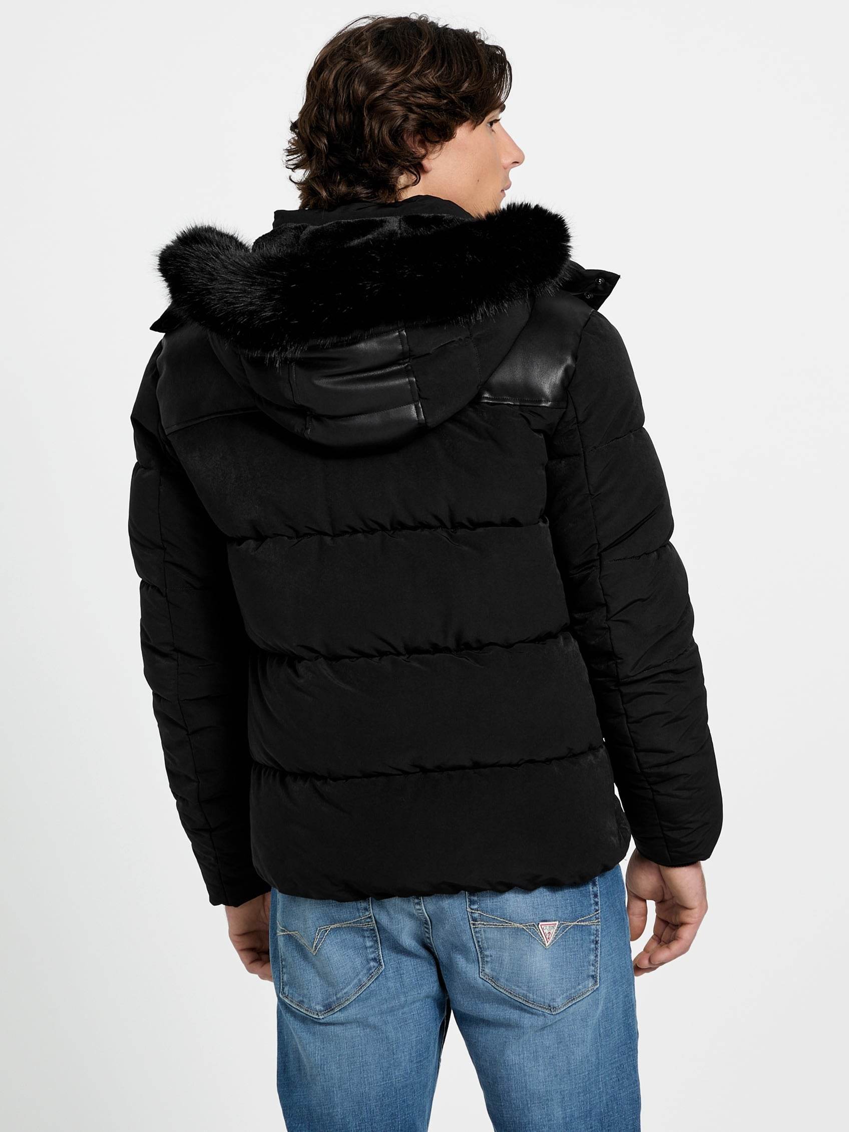 ゲス GUESS OUTDOORS Puffa Jacket （JBLK） JBLK