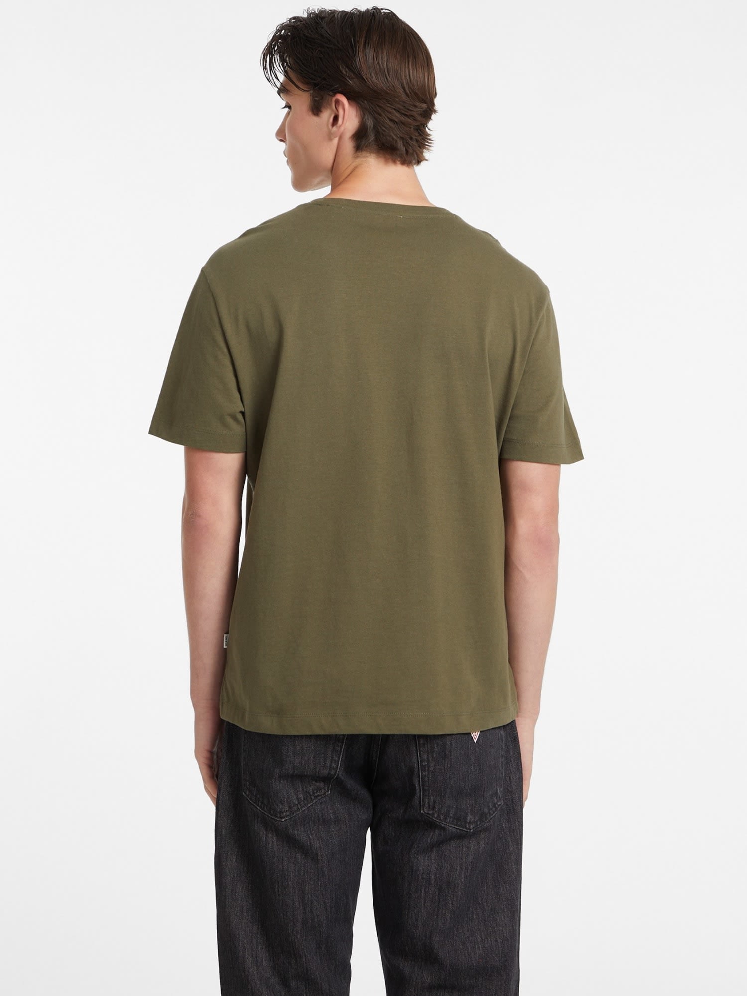 ゲス GUESS GUESS JEANS Short Sleeves Crew Neck Regular American Trad Tee （G8EV） G8EV