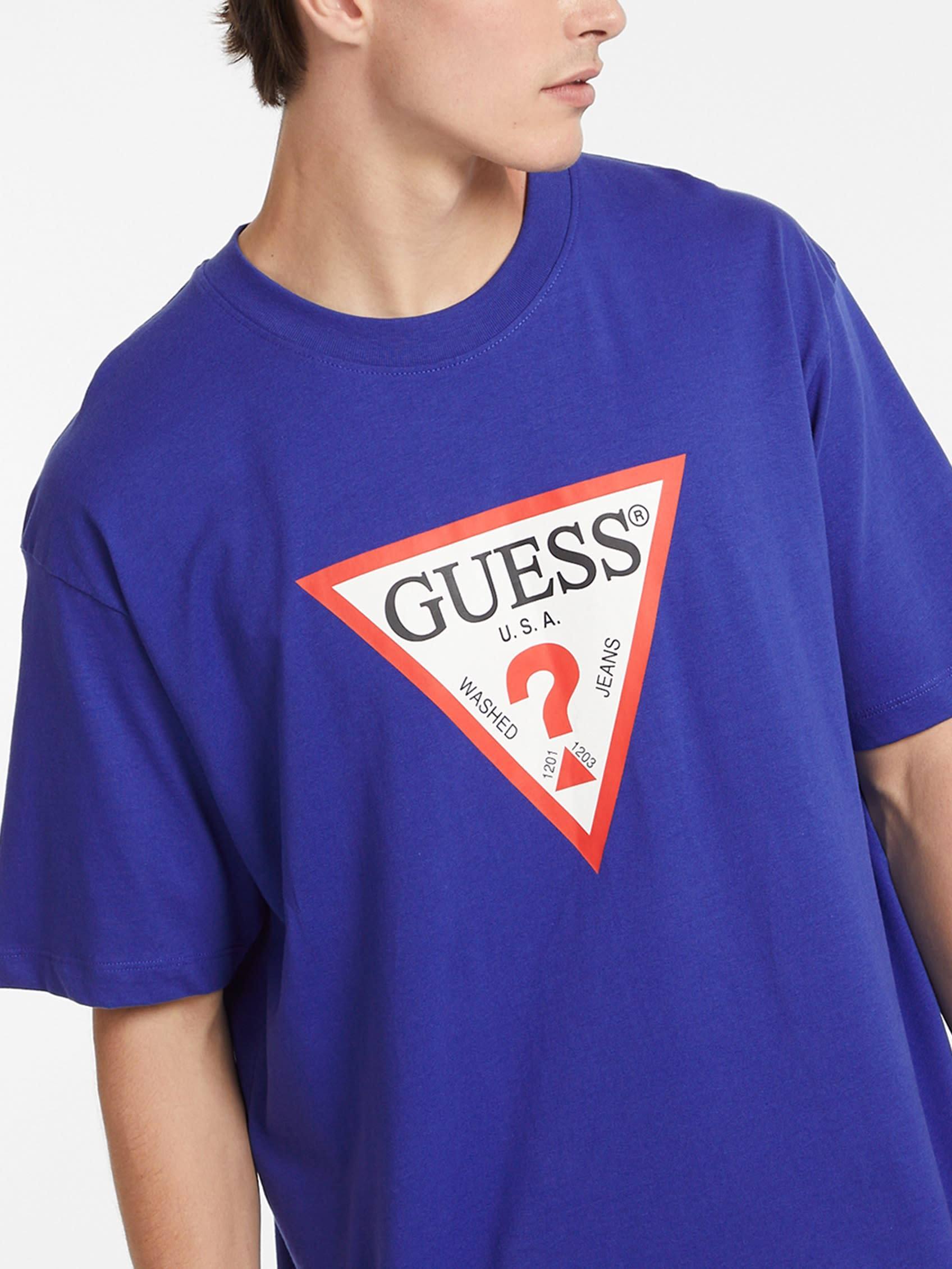 ゲス GUESS GUESS JEANS Short Sleeves Crew Neck Os Iconic Tee （G7CB） G7CB