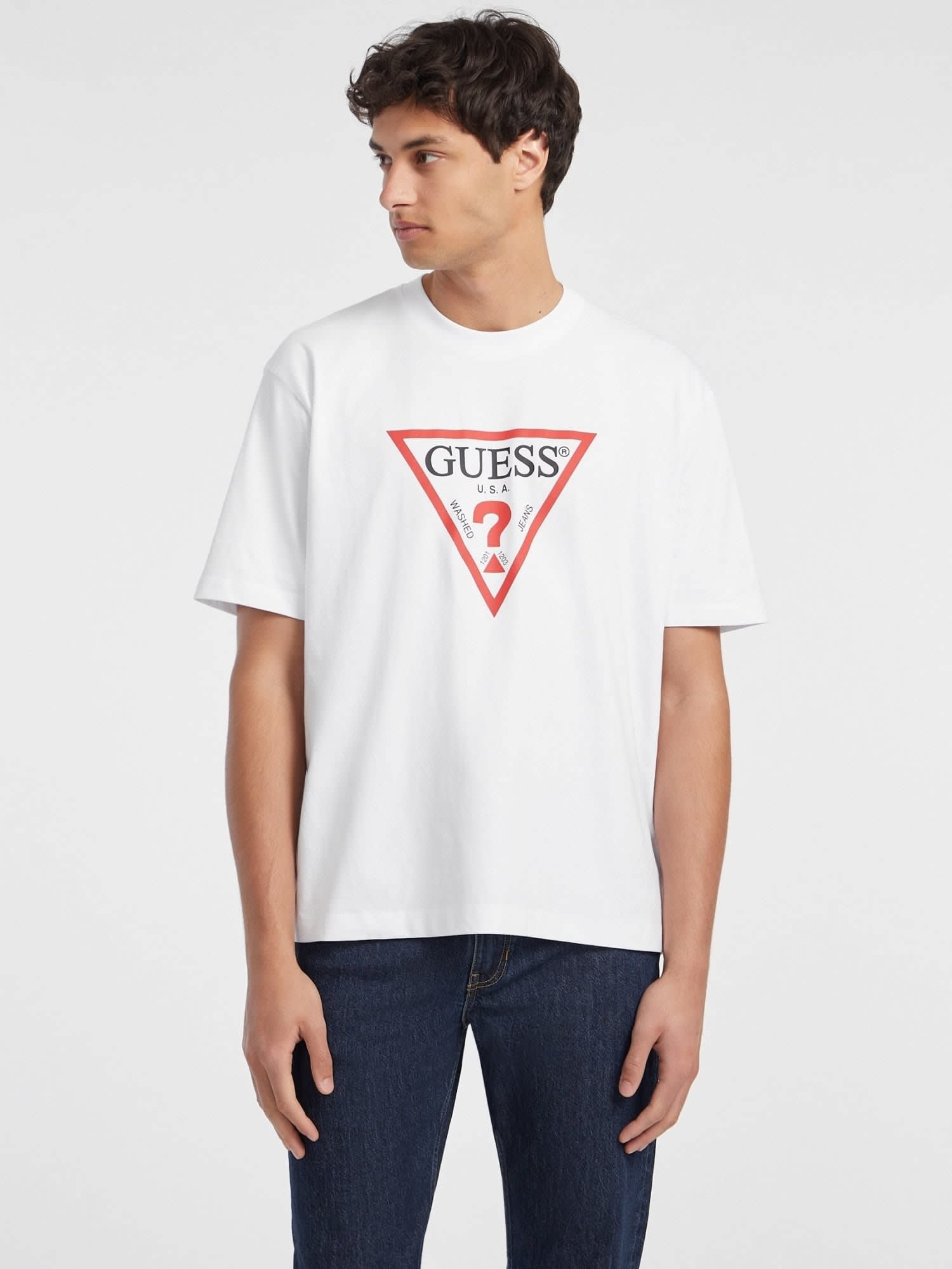 ゲス GUESS GUESS JEANS Short Sleeves Crew Neck Os Iconic Tee （G011） G011