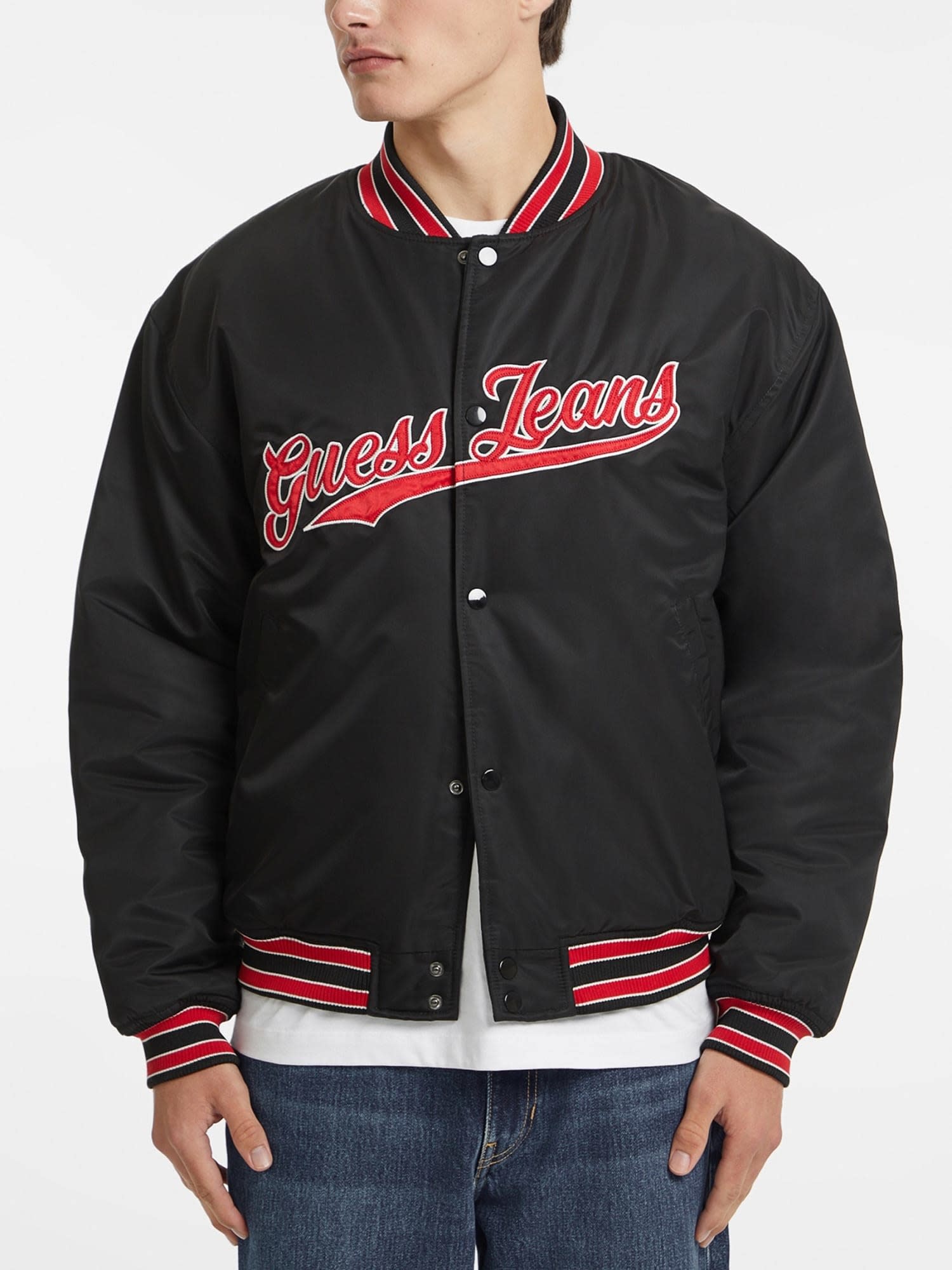 ゲス GUESS GUESS JEANS Bomber With Patch （JBLK） JBLK