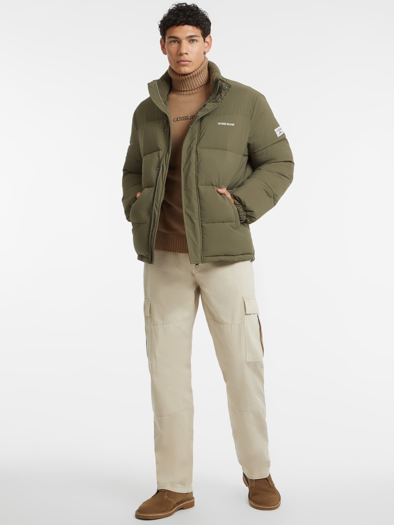 ゲス GUESS GUESS JEANS Regular Lenght Puffer Jacket （G8EV） G8EV